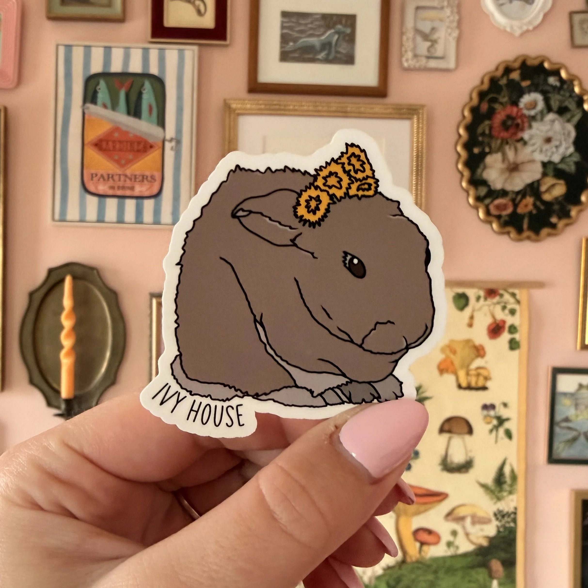 Dandelion Rabbit Sticker