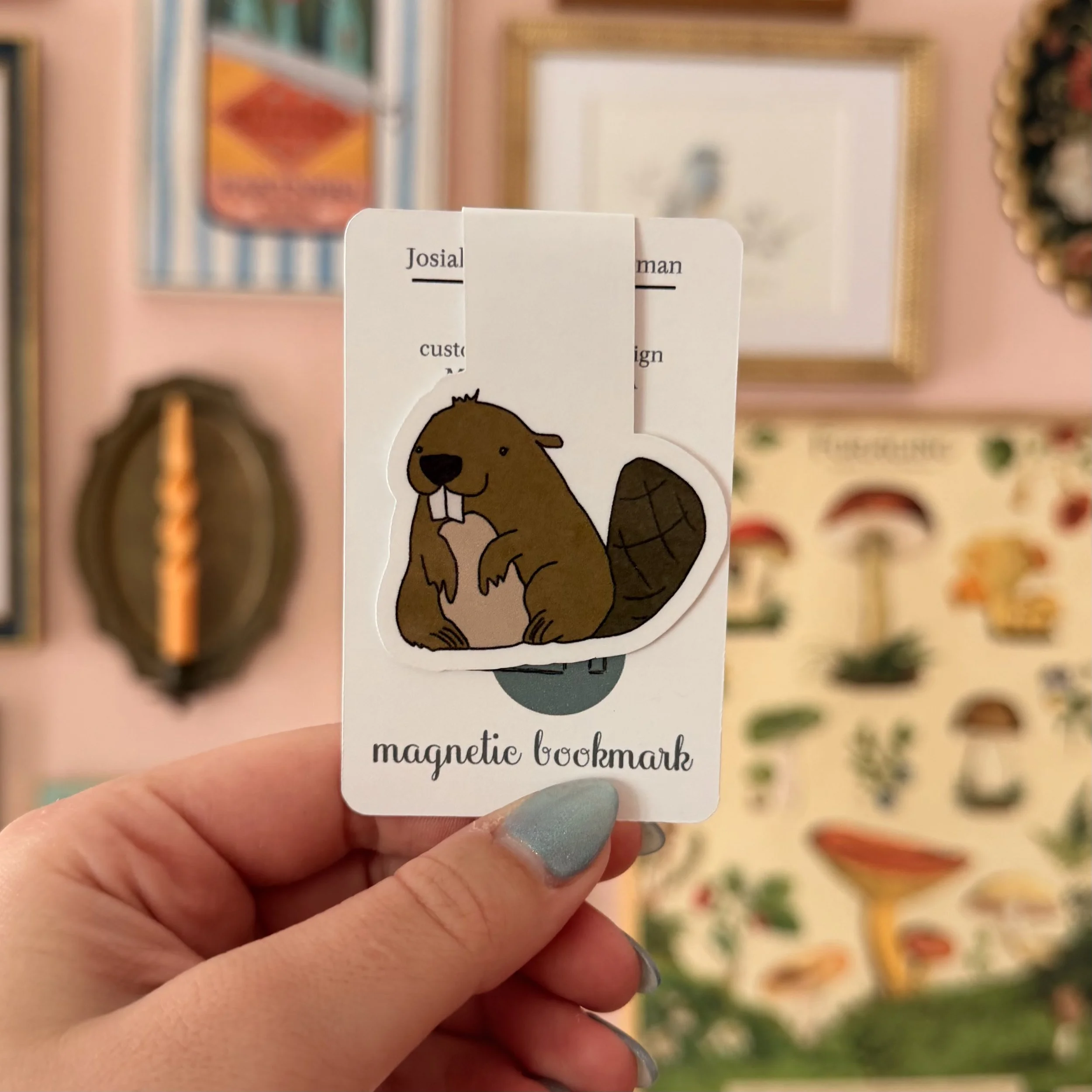 Beaver Bookmark