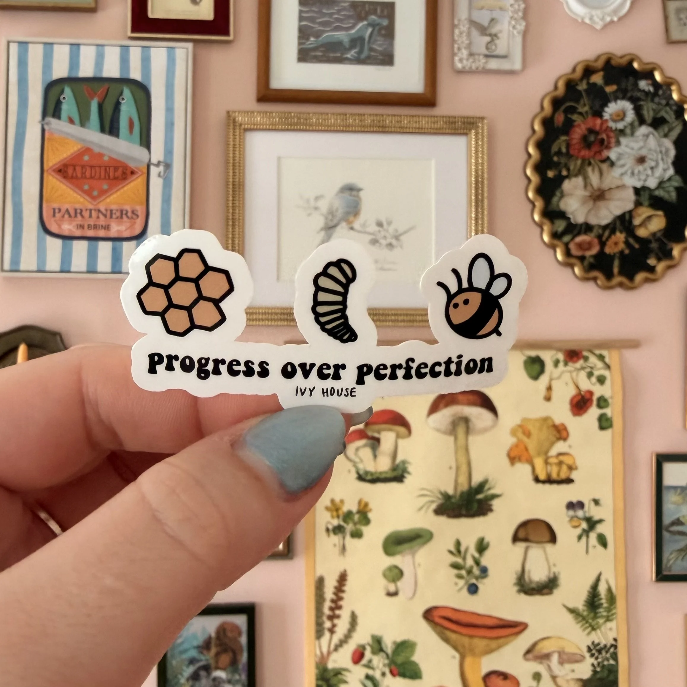 Progress Over Perfection Sticker