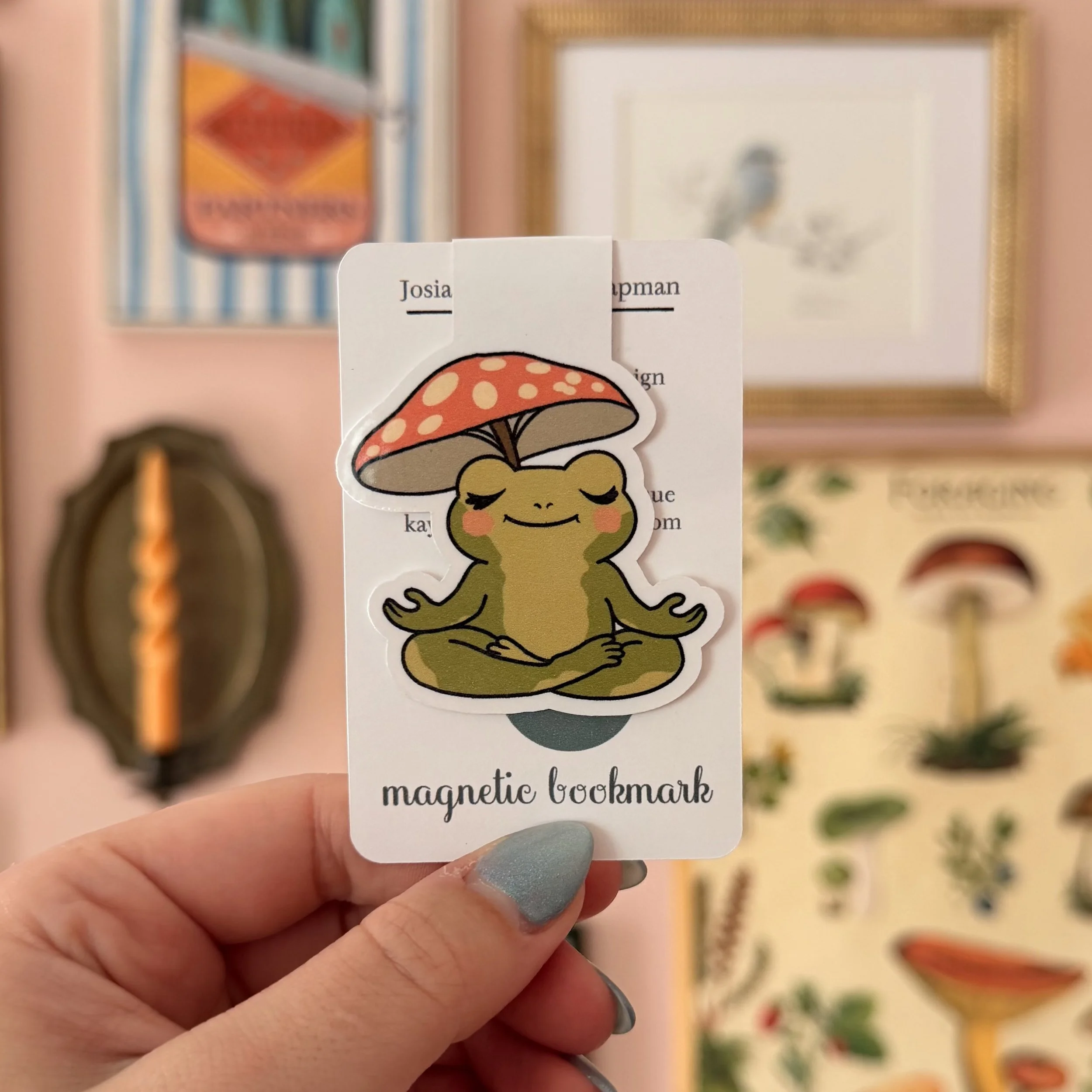 Mushroom Frog Bookmark