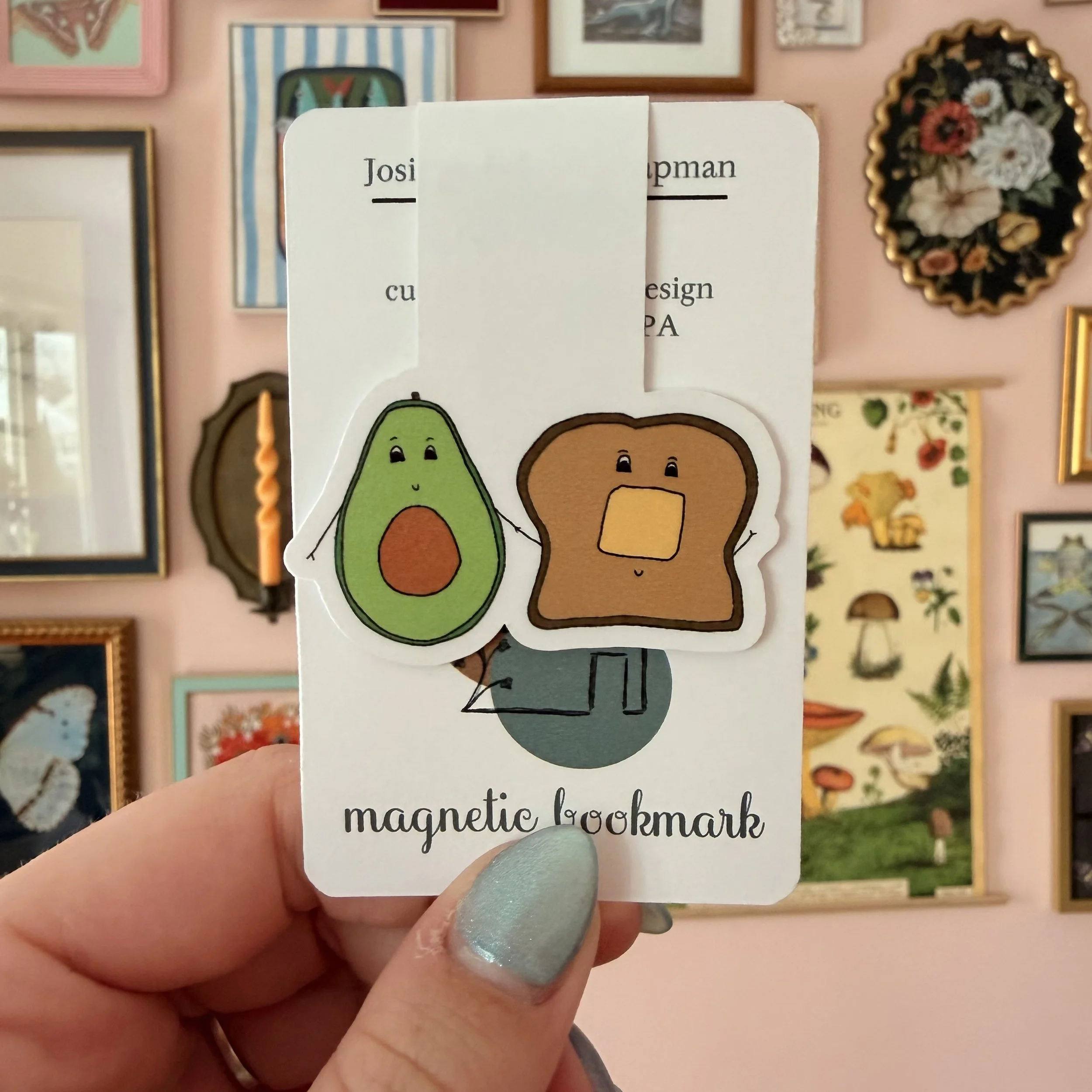 Avocado + Toast Bookmark