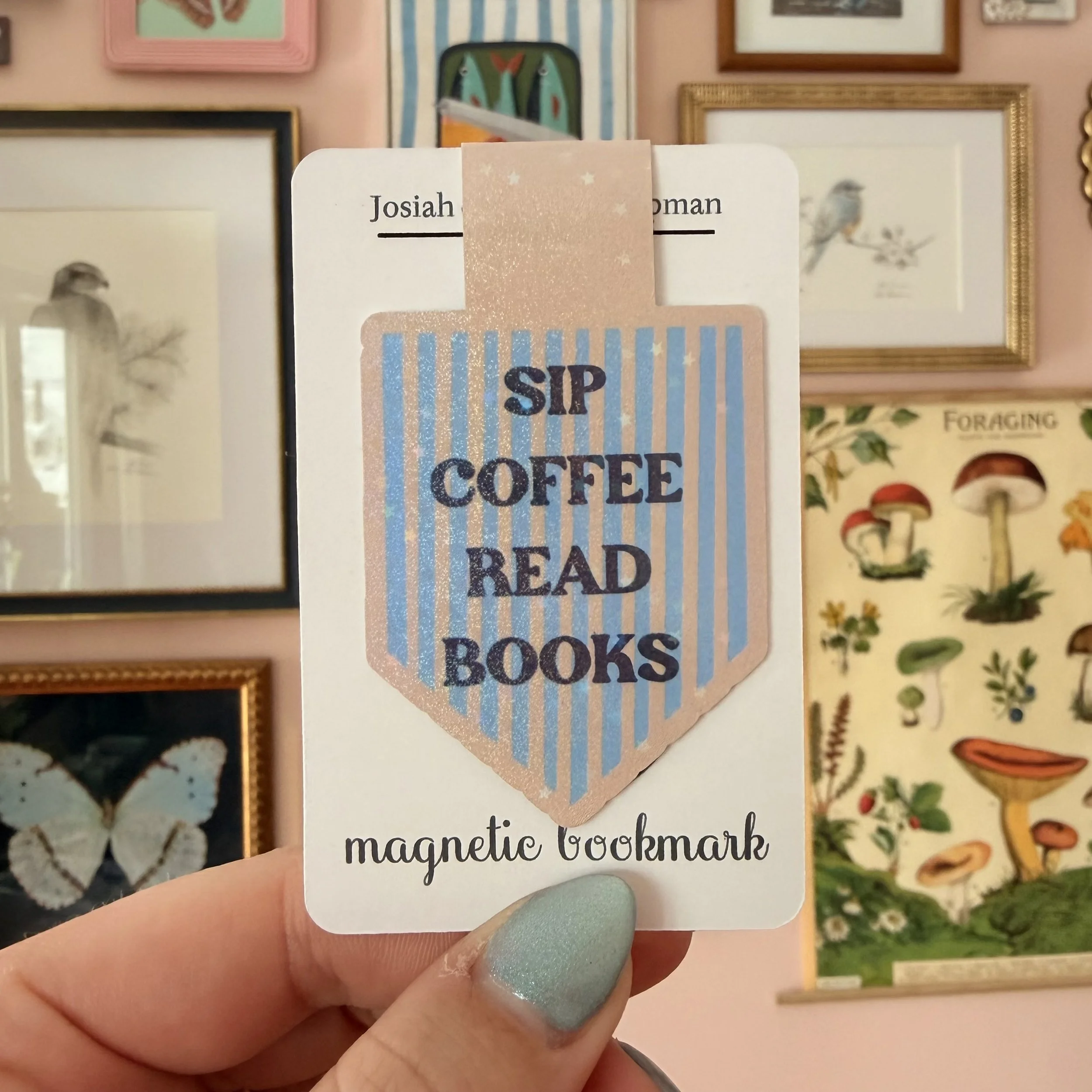 Sip Coffee Read Books Bookmark