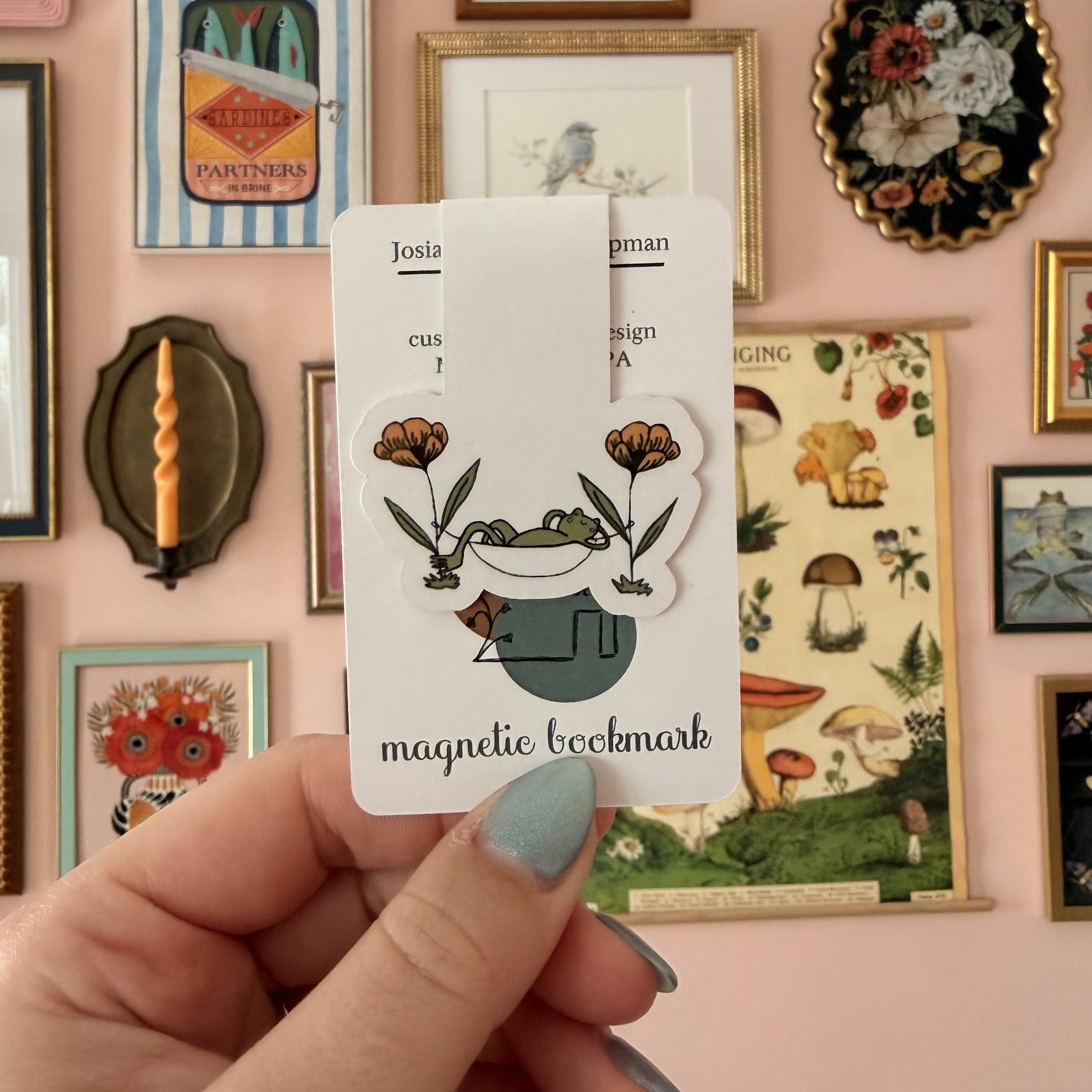 Hammock Frog Bookmark