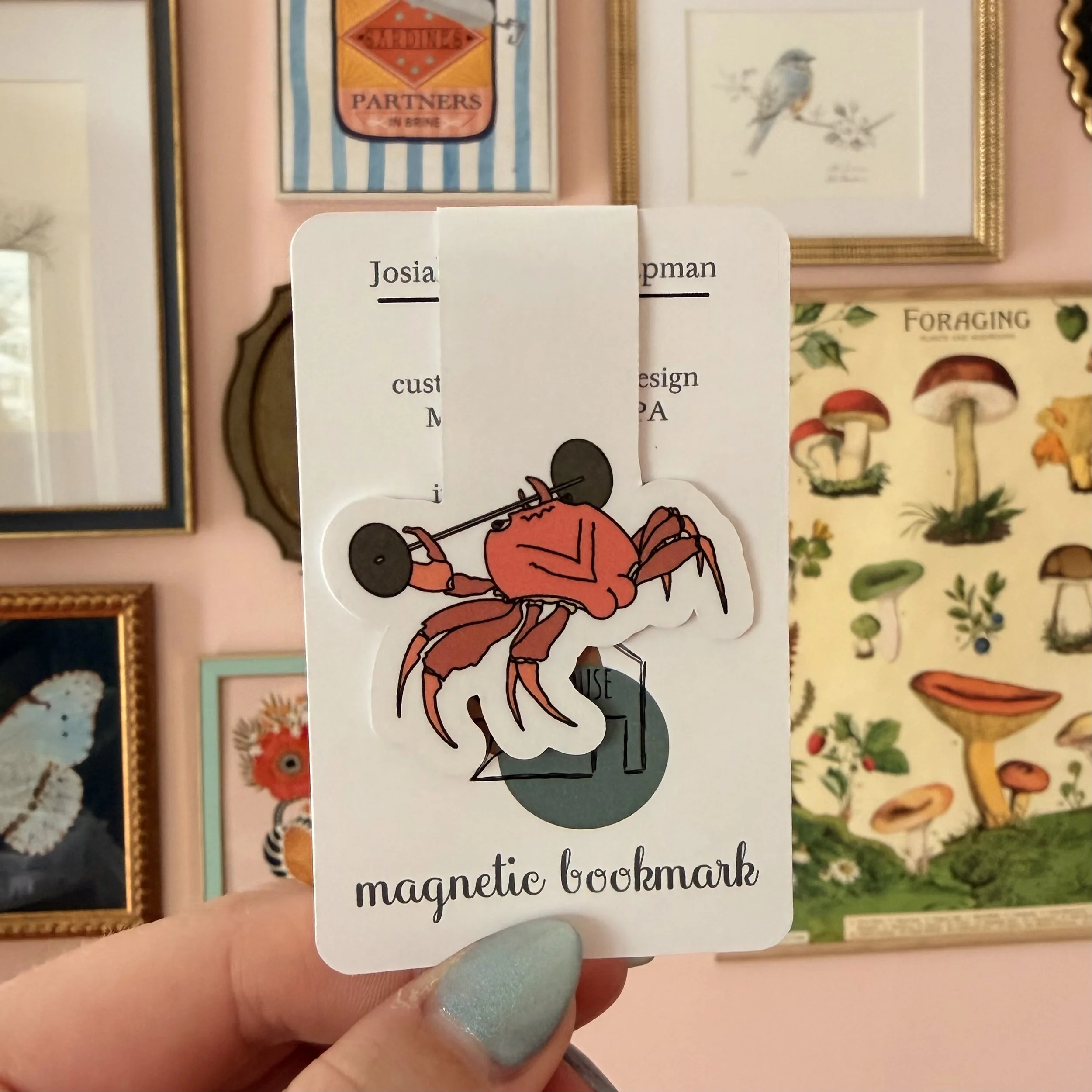 Crab Cakes Bookmark