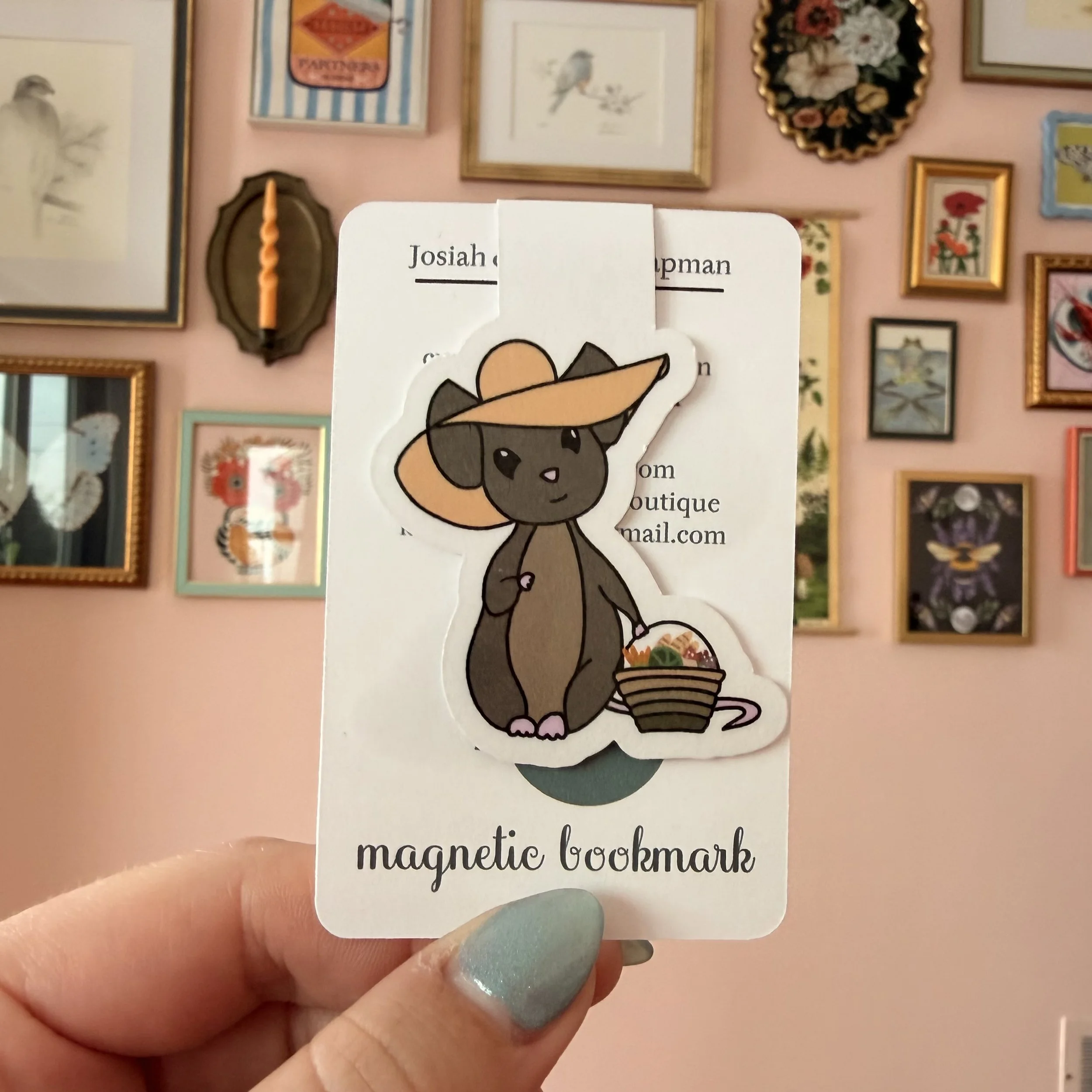 Farmer’s Market Mouse Bookmark