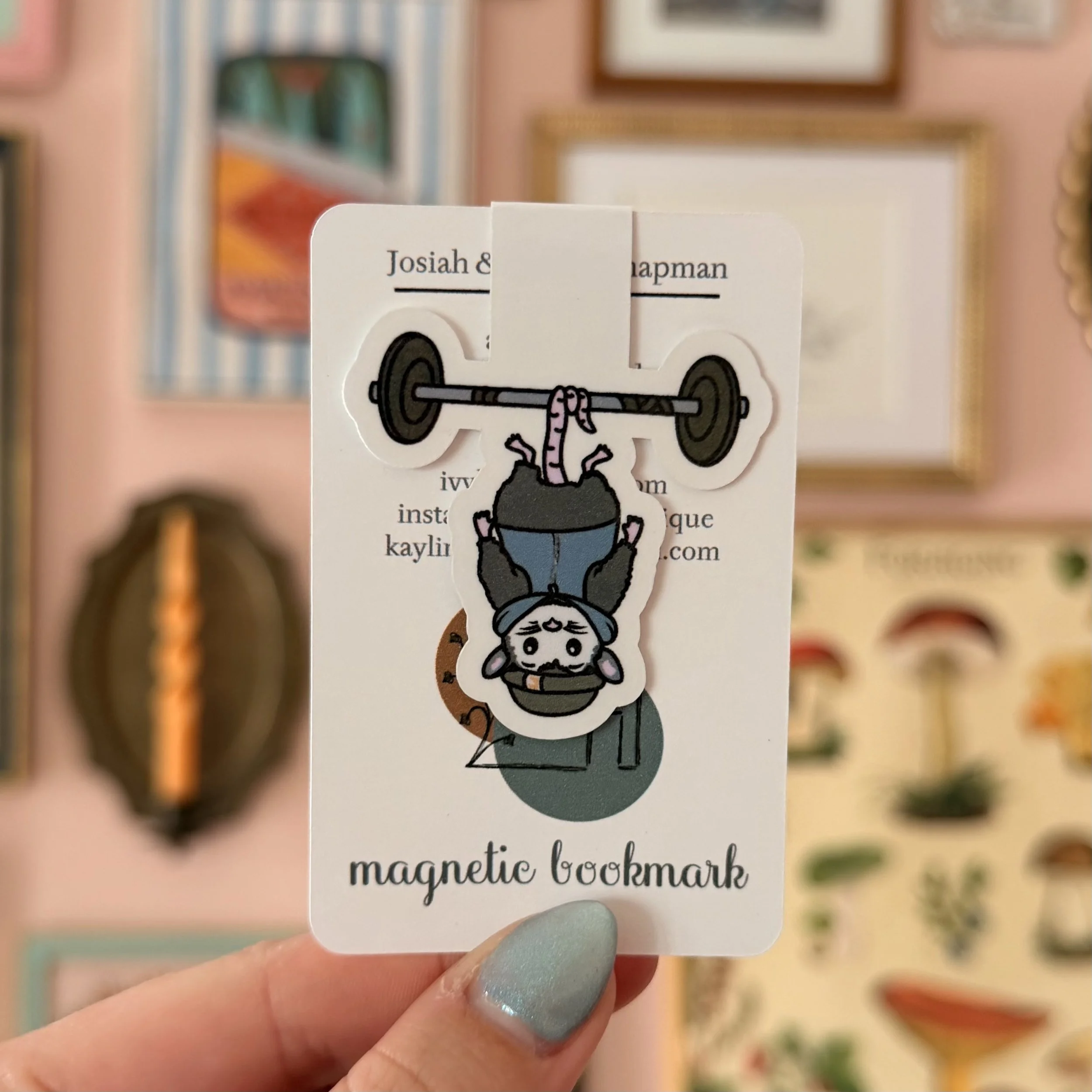 Gym Possum Bookmark