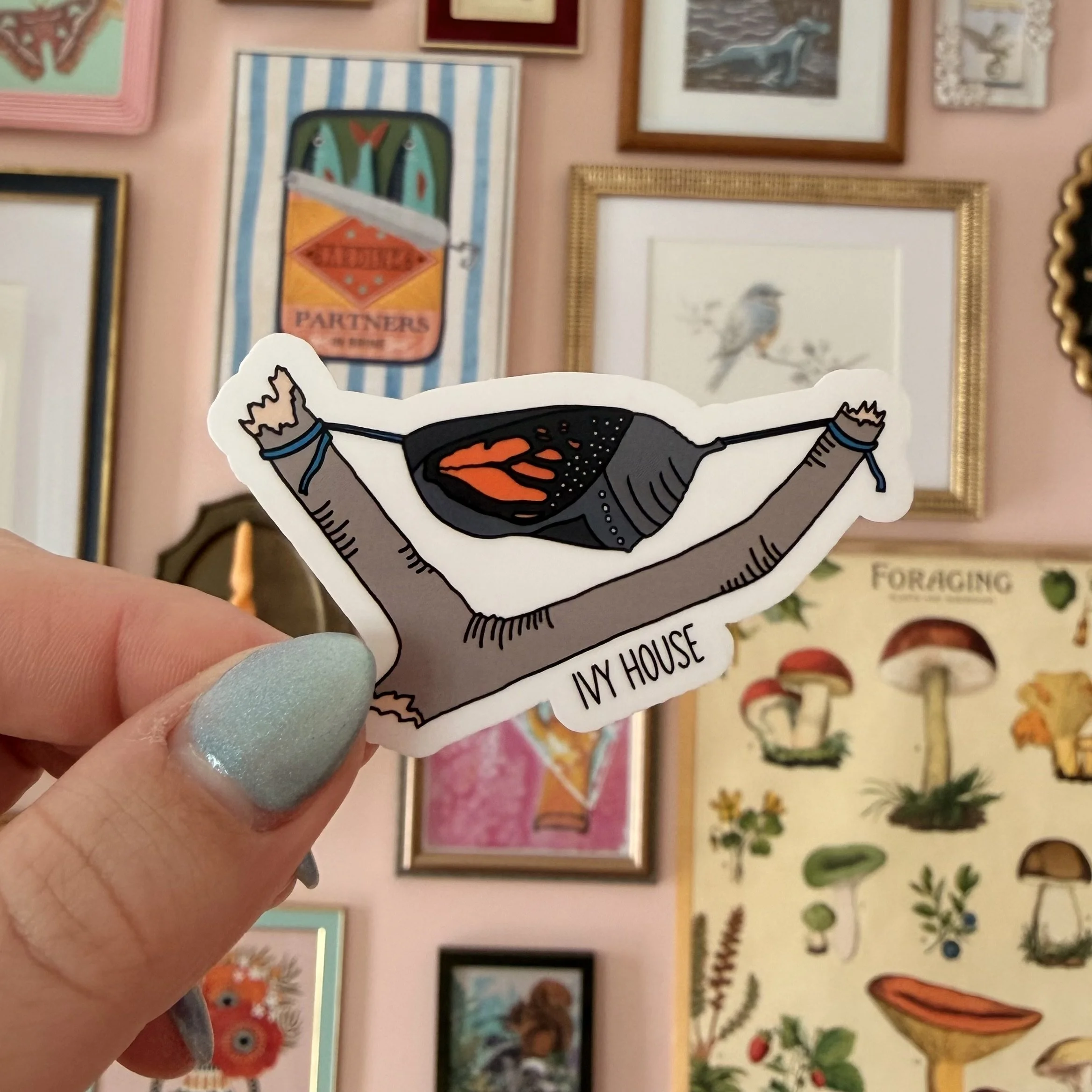 Hammock Butterfly Sticker