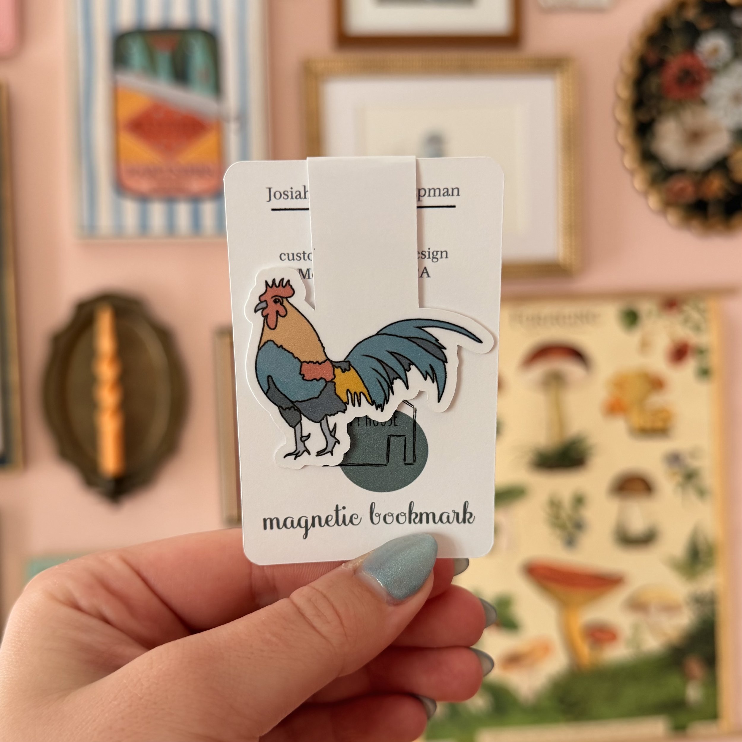Rooster Bookmark