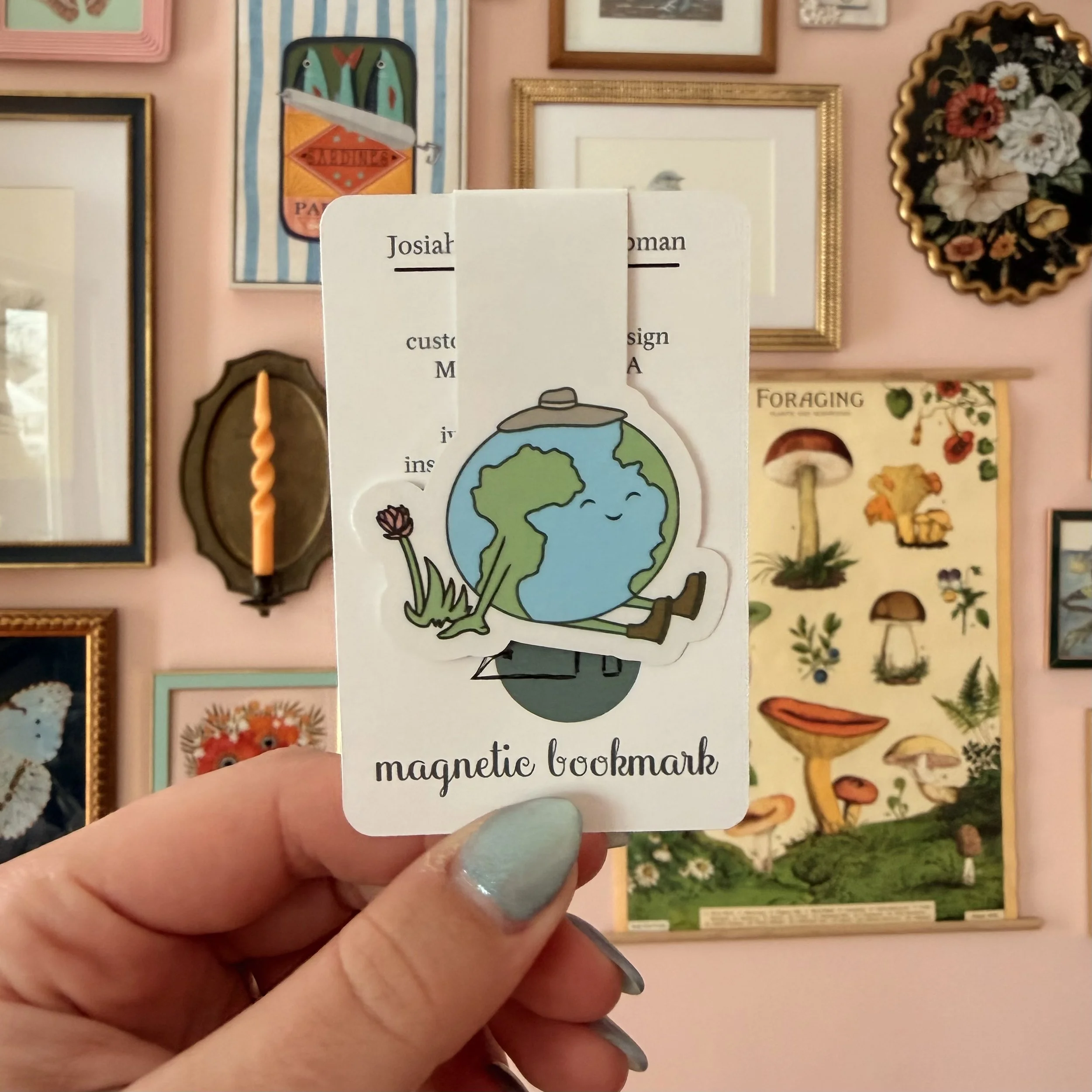 Happy Earth Bookmark