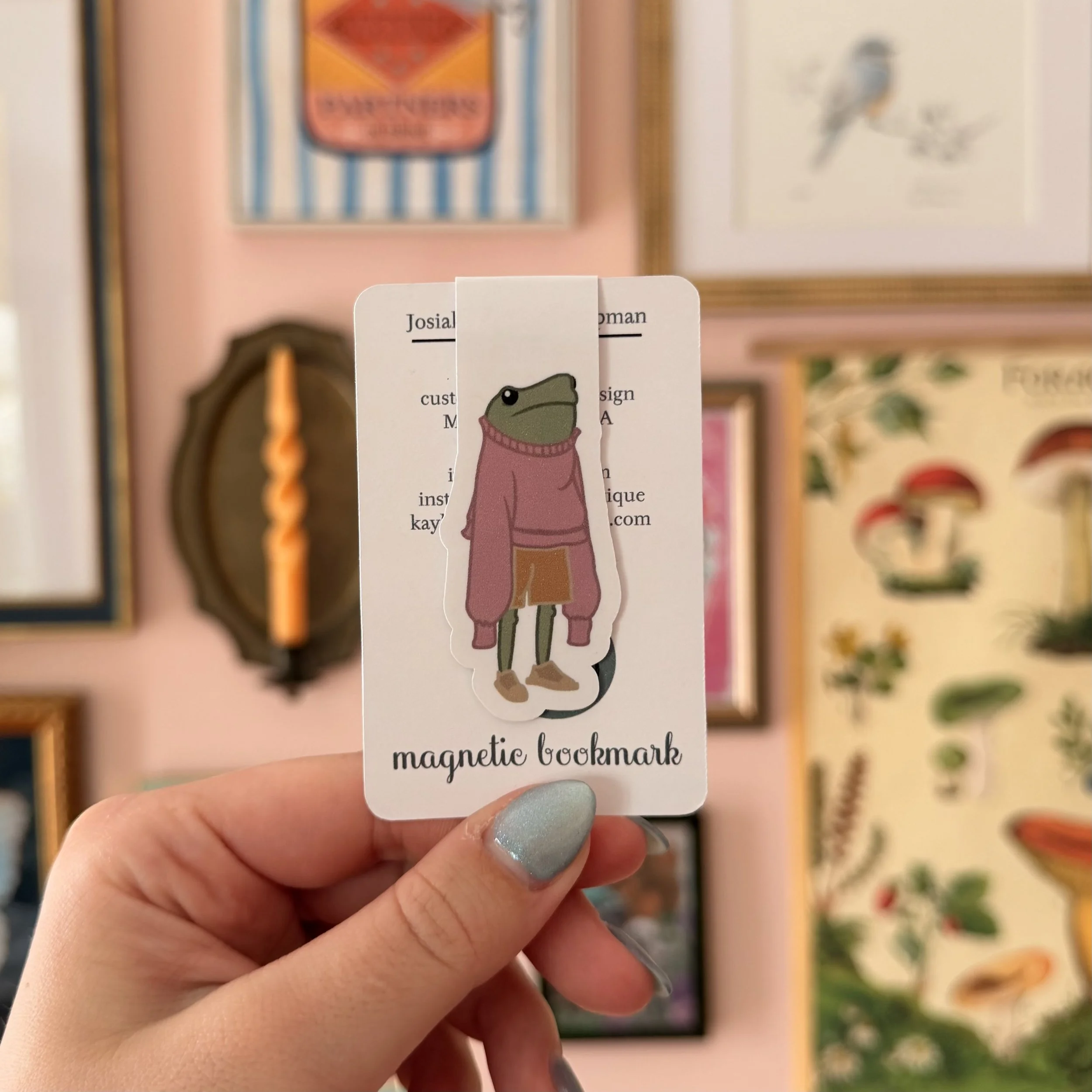 Mornin’ Frog Bookmark