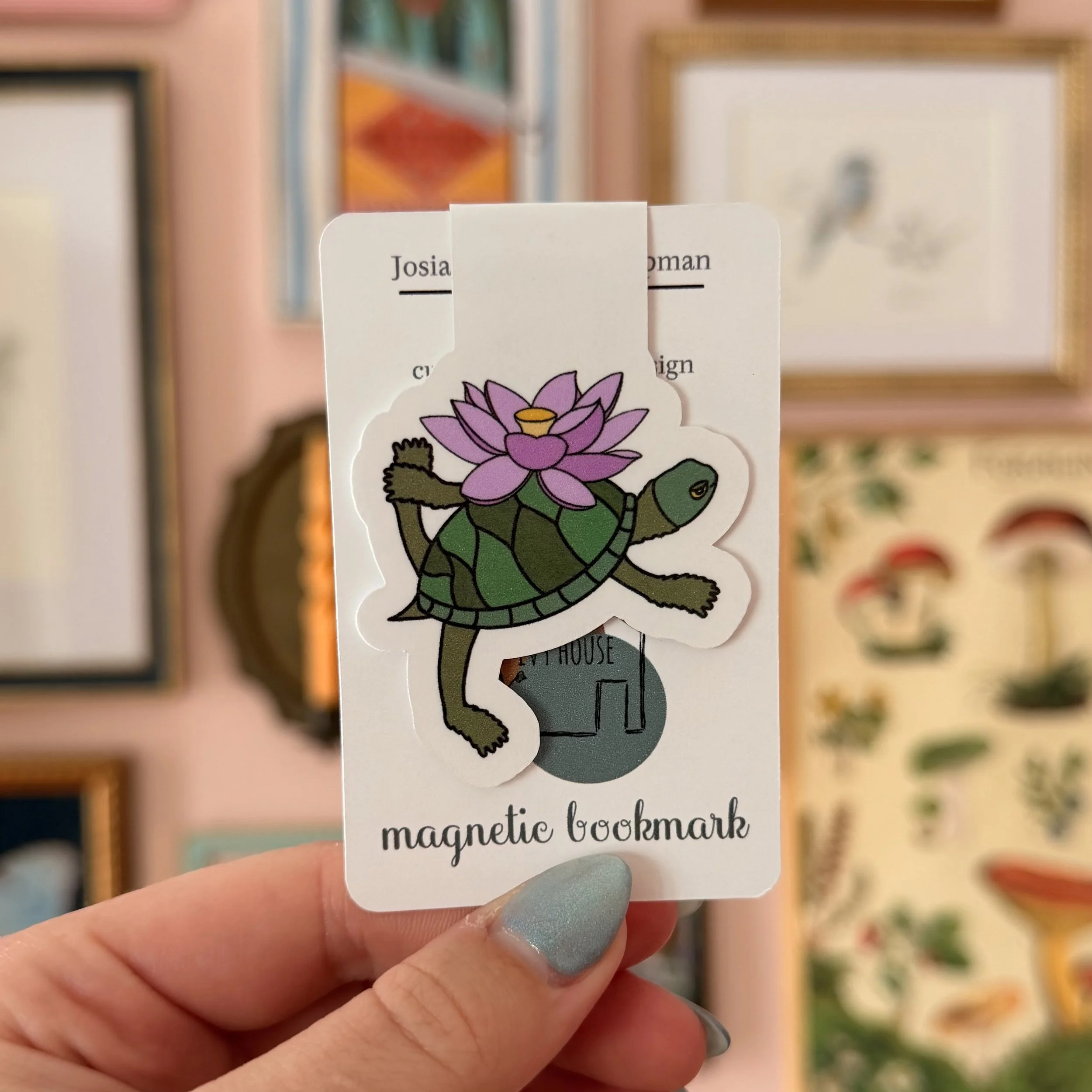Yoga Turtle Bookmark