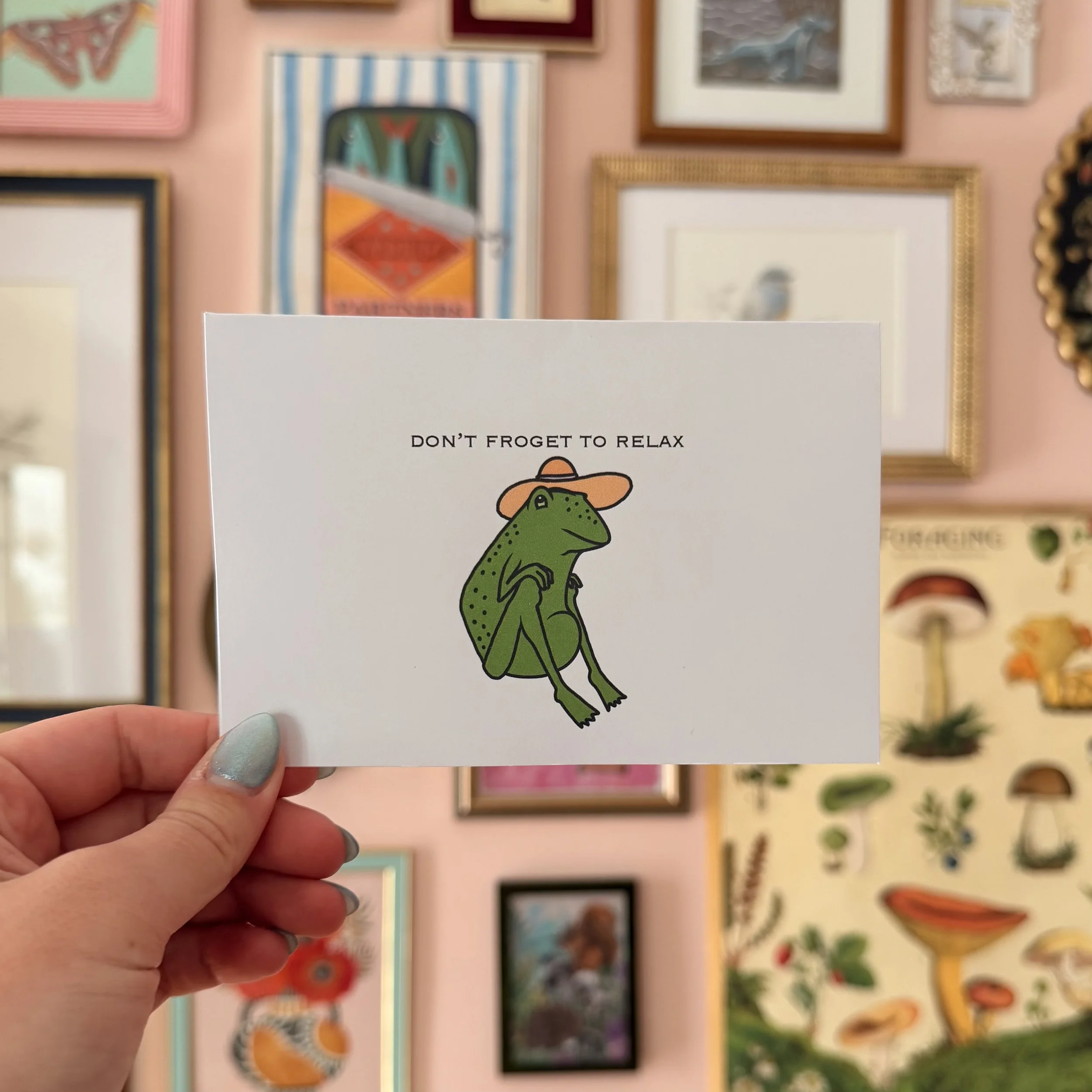 Garden Frog Card