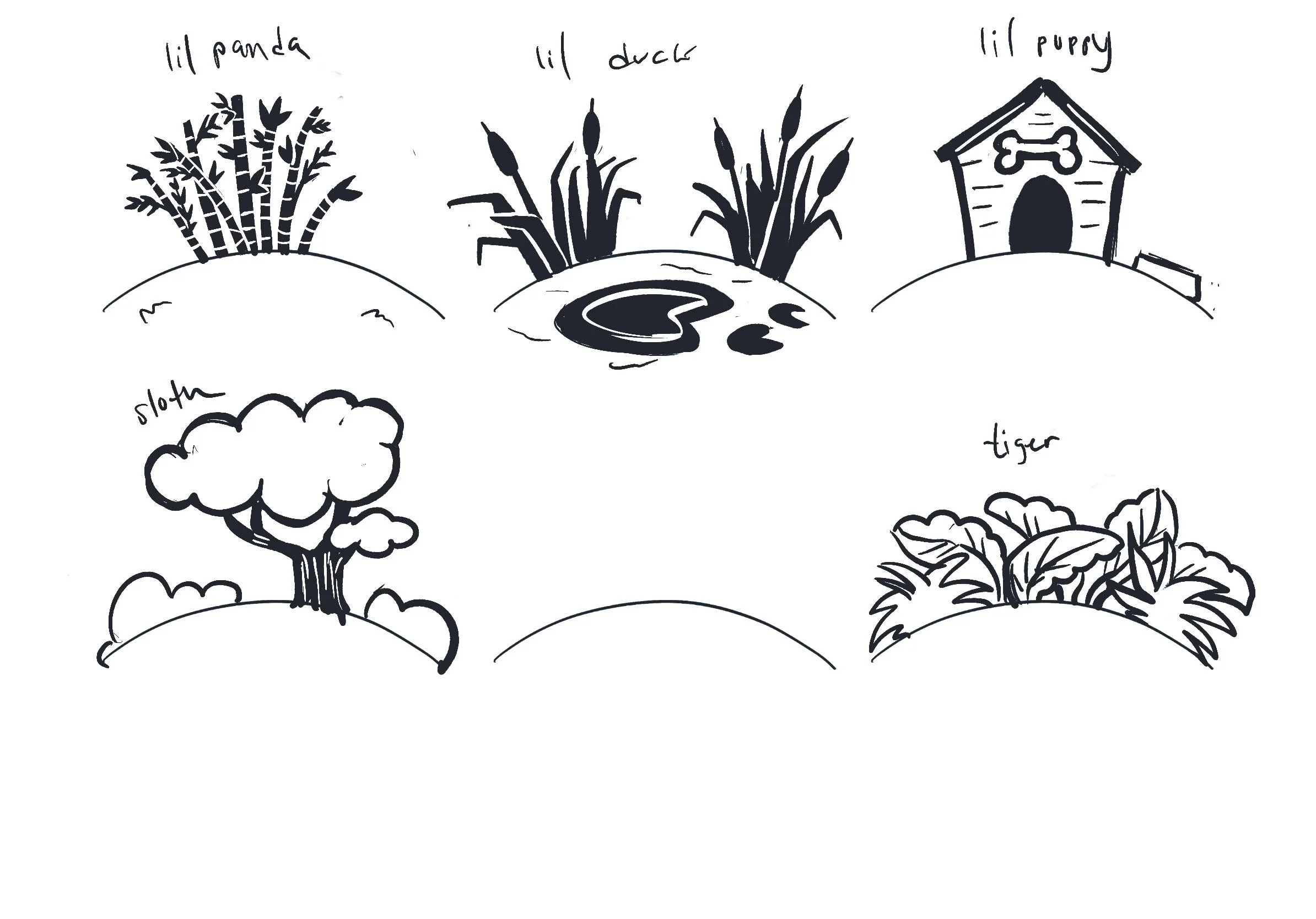 Sketch for packaging background