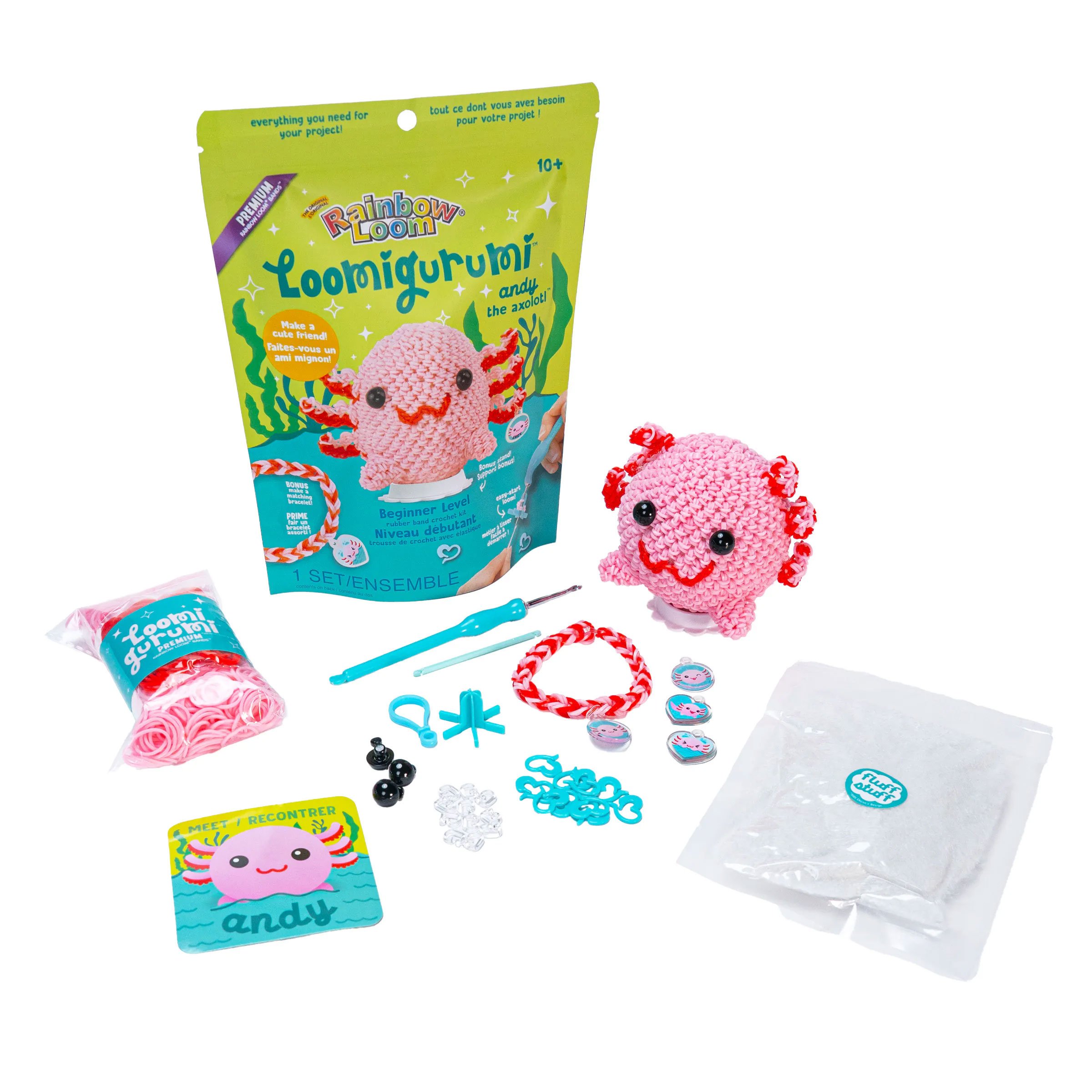 Andy the Axolotl bag design