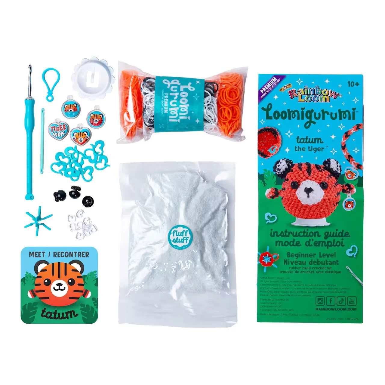 Tatum the Tiger bag instructions