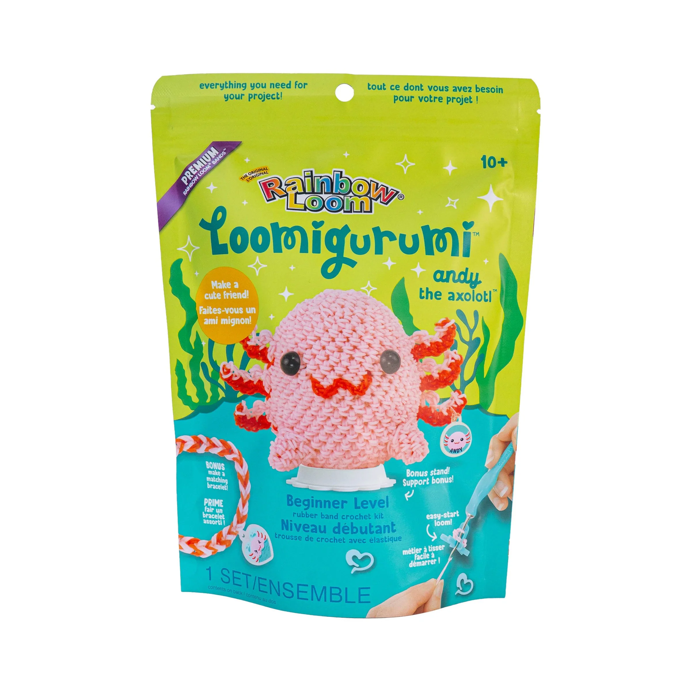 Andy the Axolotl bag design