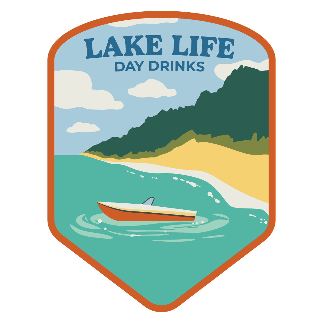 Lake Life - Beach Badge