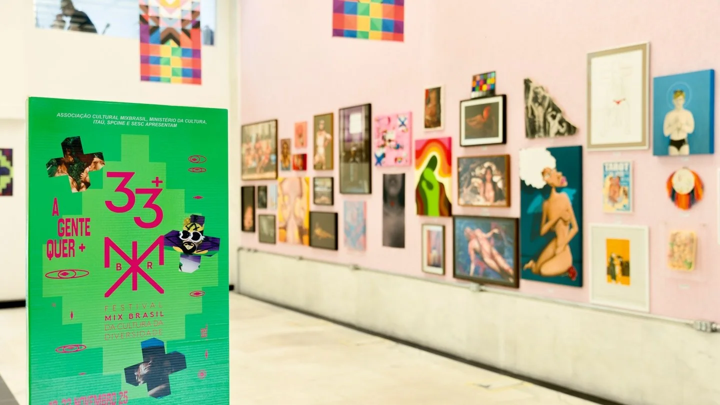 A exposição A Gente Quer +, que aconteceu de 15/11/2025 a 31/01/2026 no Museu da Diversidade Sexual @museudadiversidadesexual, foi o início de uma grande parceria com o Festival MixBrasil @festivalmixbrasil!

Se você n&atil