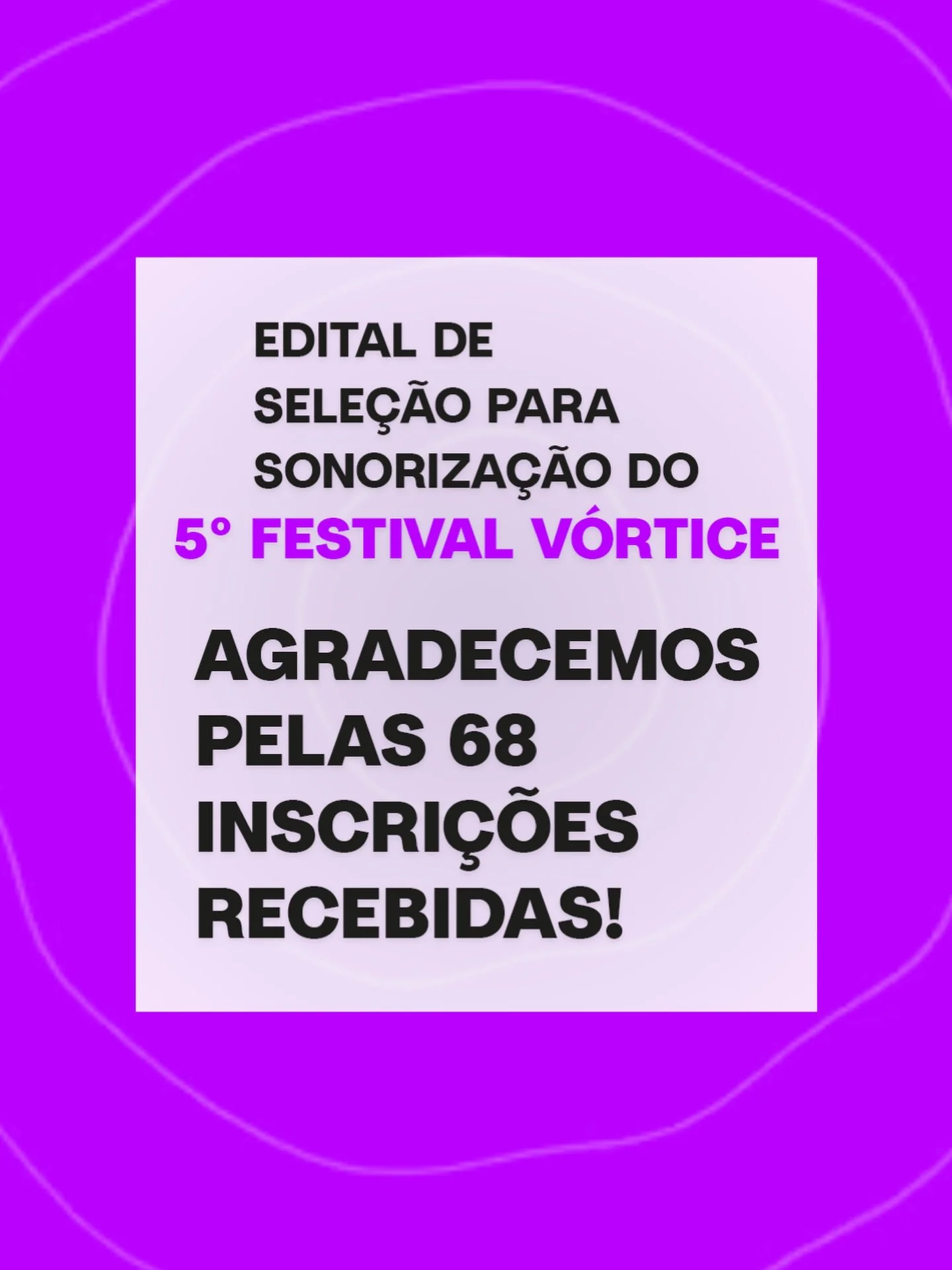 Foram 68 inscri&ccedil;&otilde;es de DJs de todo o pa&iacute;s para sonorizar nossas sextas naturistas e s&aacute;bados de junho. Ser&atilde;o 10 apresenta&ccedil;&otilde;es. Vai perder? 🪩✨

🔗 Emita seu ingresso no link da bio

#pride #festivalvort
