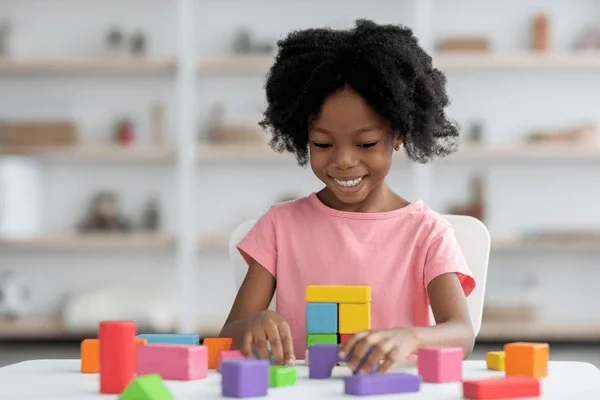 A smiling young girl