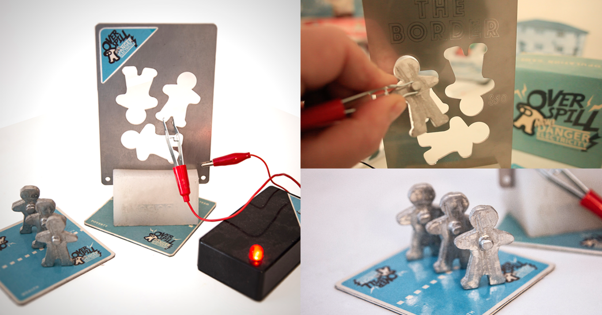 A board game with