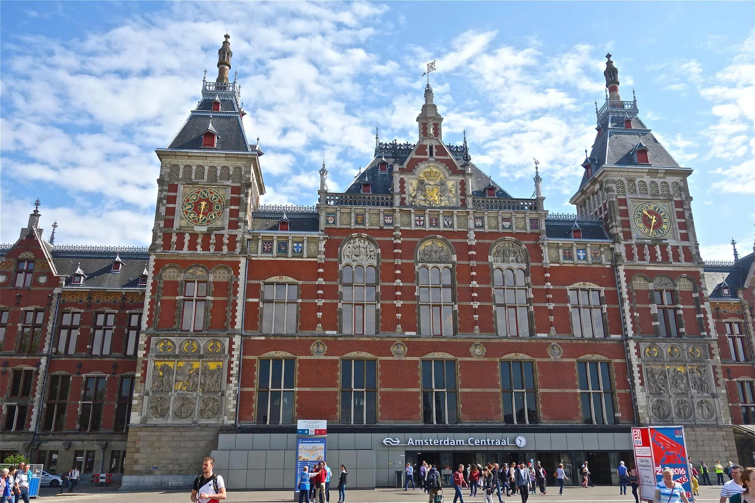 Amsterdam Centraal train station, Amsterdam, The Netherlands