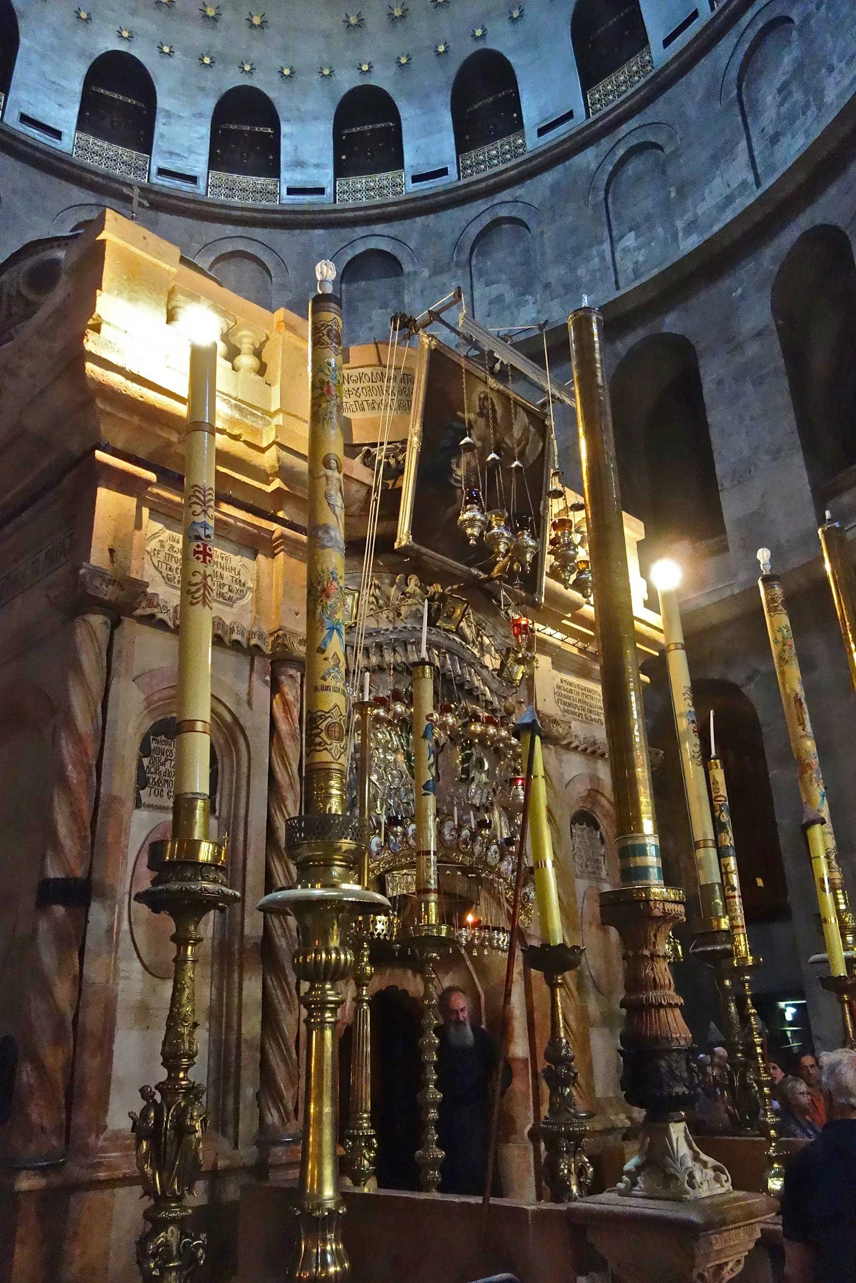 The Tomb of Jesus in the Church of the Holy Sepulchre, Jerusalem, Israel