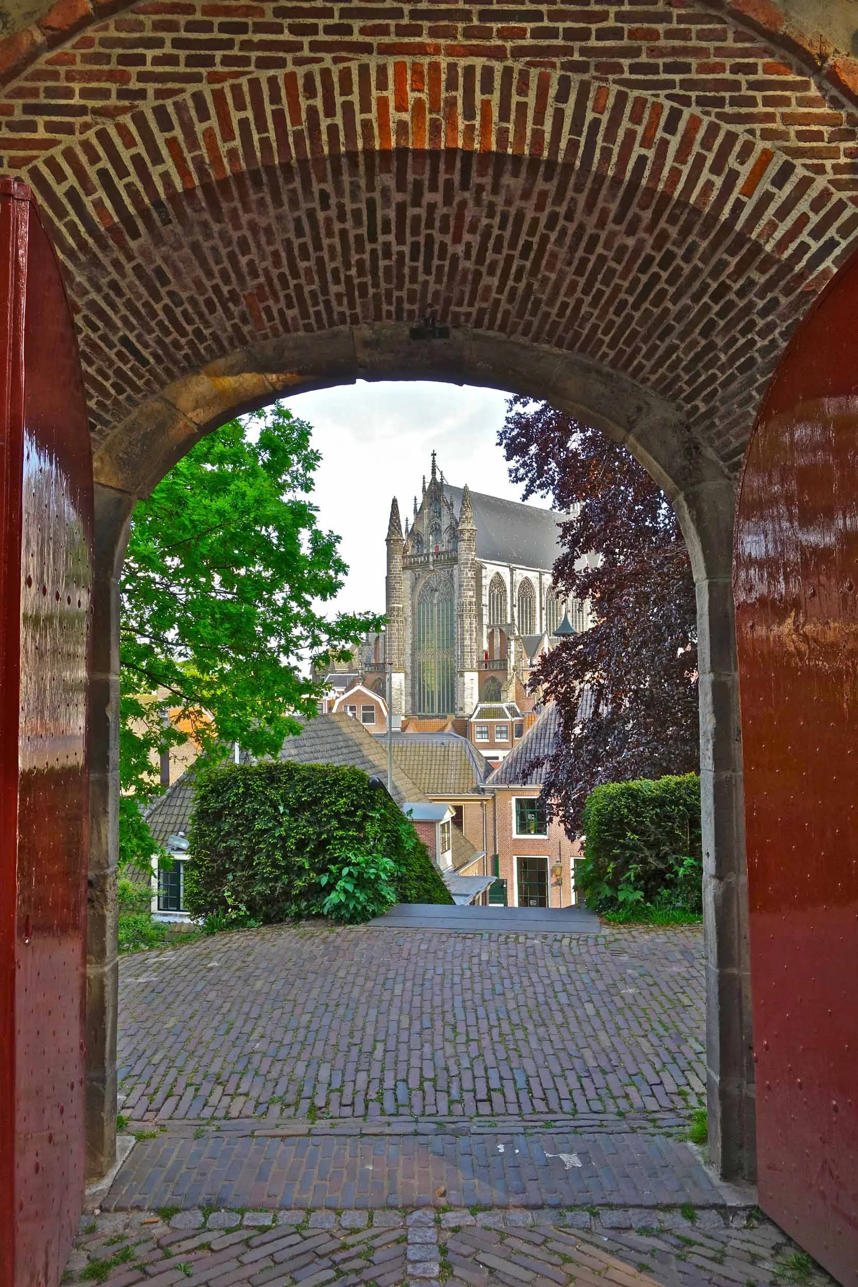 View of Hooglandse Kerk (Highland Church), Leiden, The Netherlands
