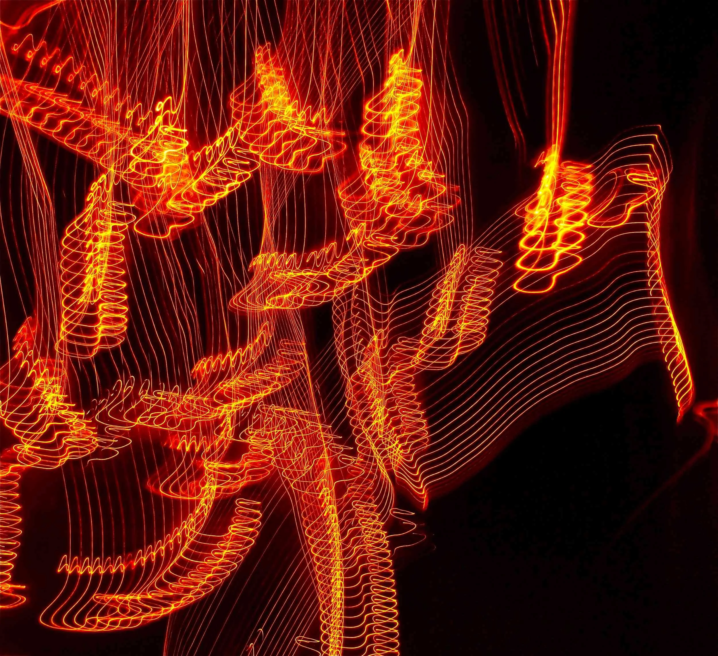 Jazz-inspired light painting