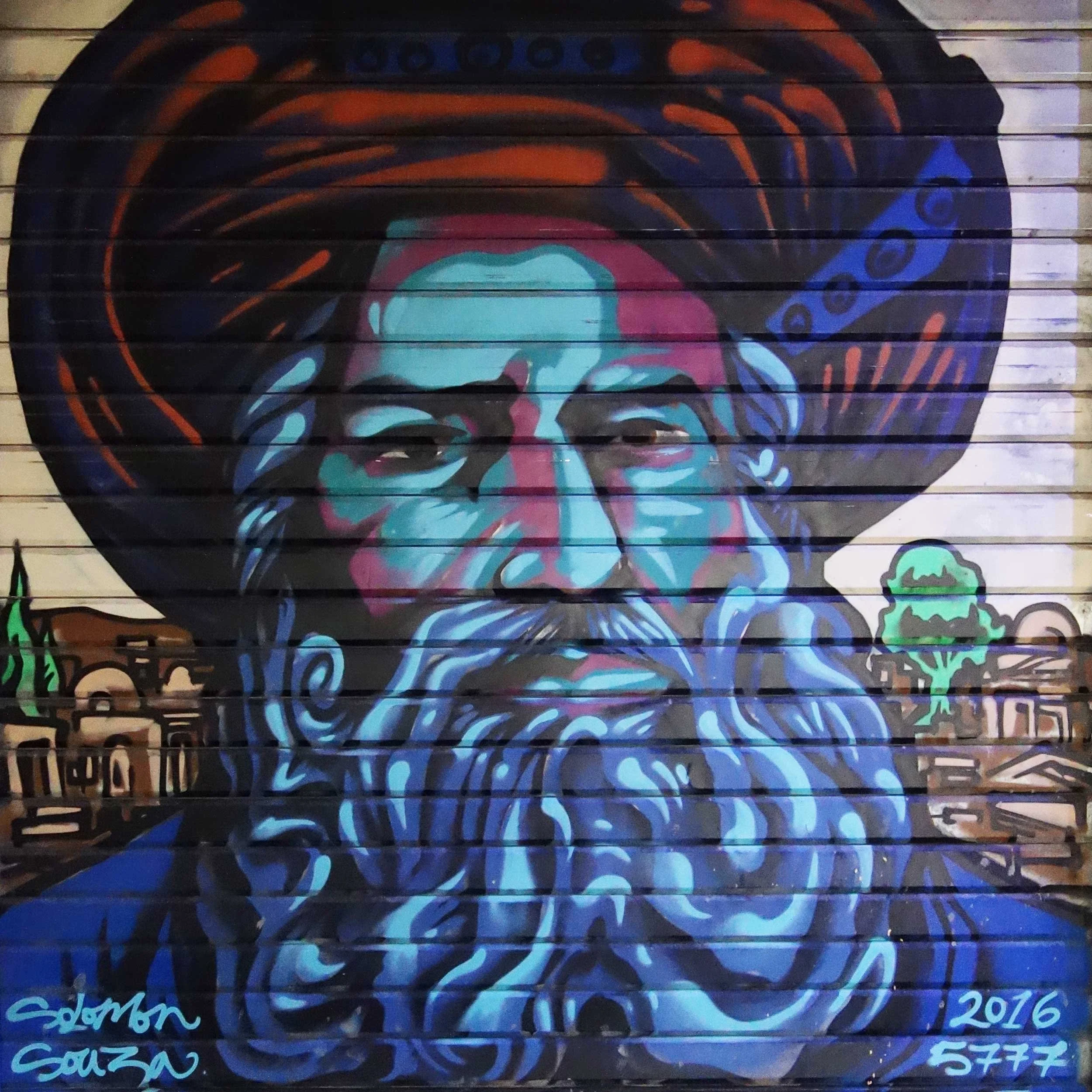 Machane Yehuda Market graffiti, Jerusalem, Israel