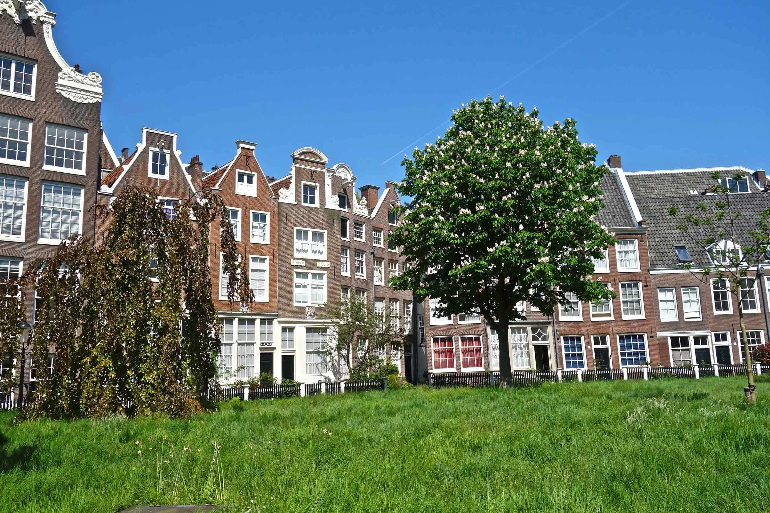 Begijnhof courtyard, Amsterdam, The Netherlands