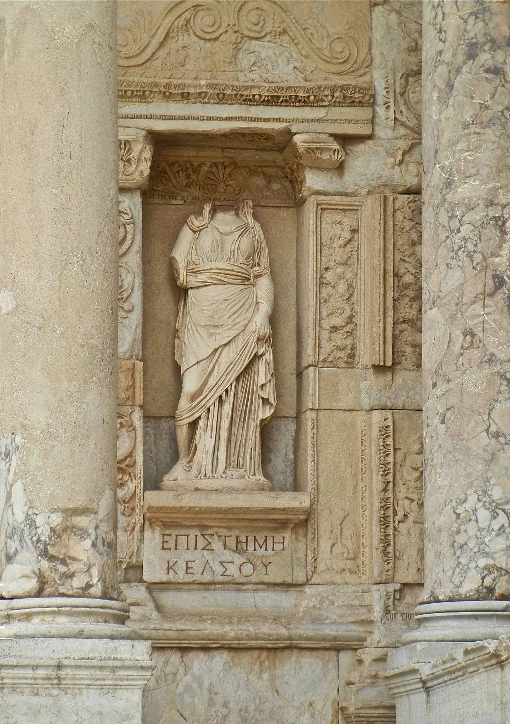 Headless statue, Ephesus, Turkey