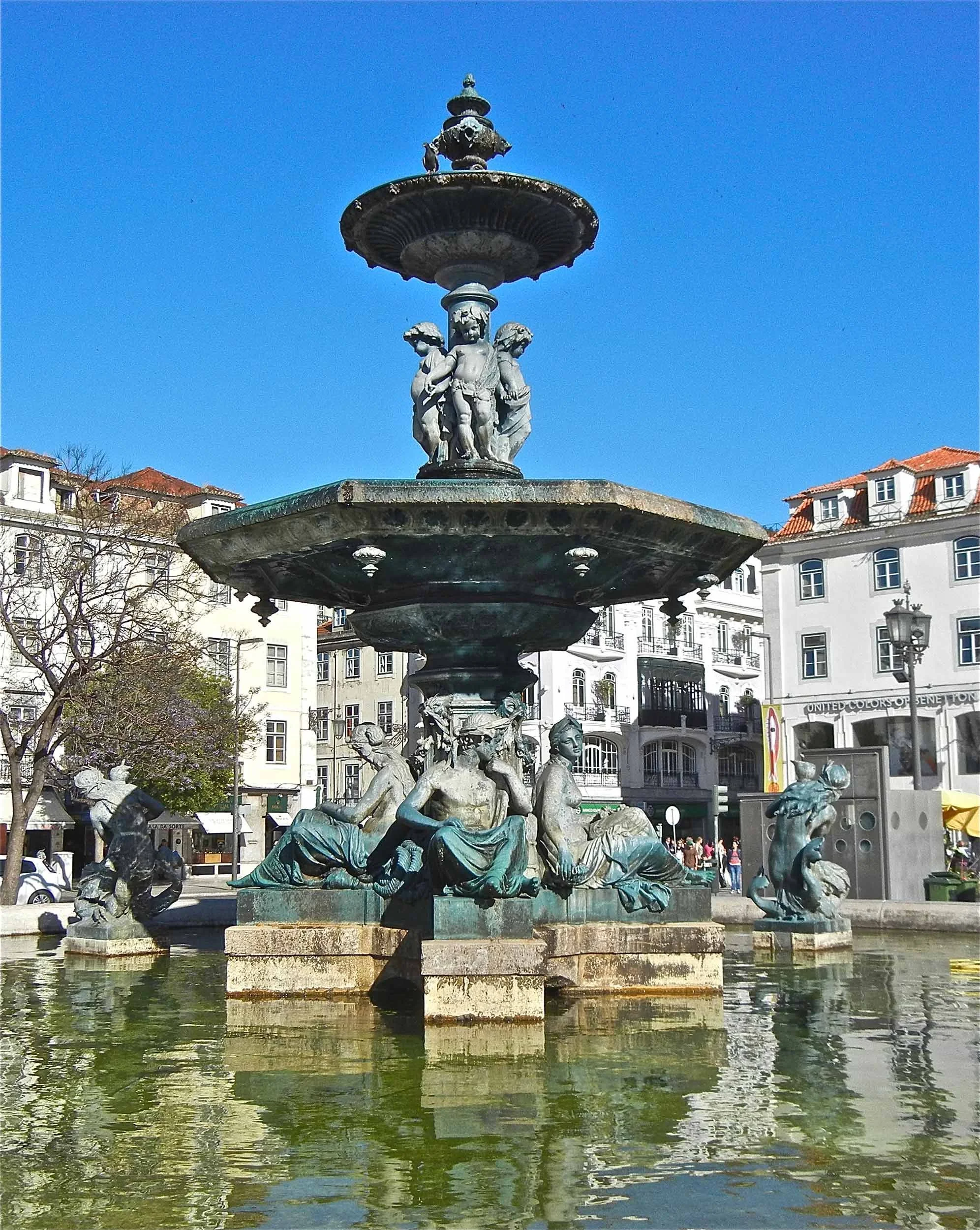 Praça Dom Pedro IV, Lisbon, Portugal