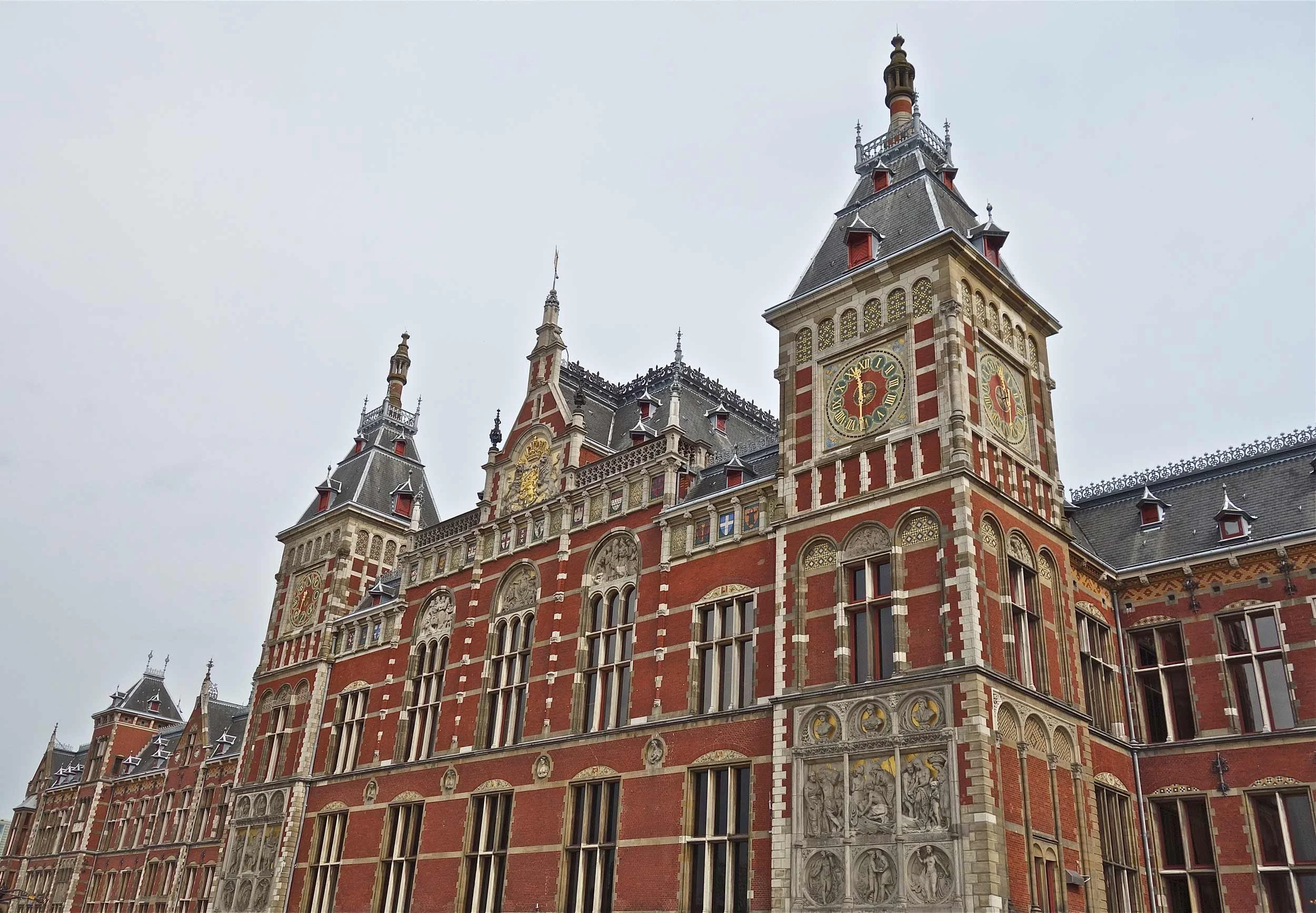 Amsterdam Centraal train station, Amsterdam, The Netherlands