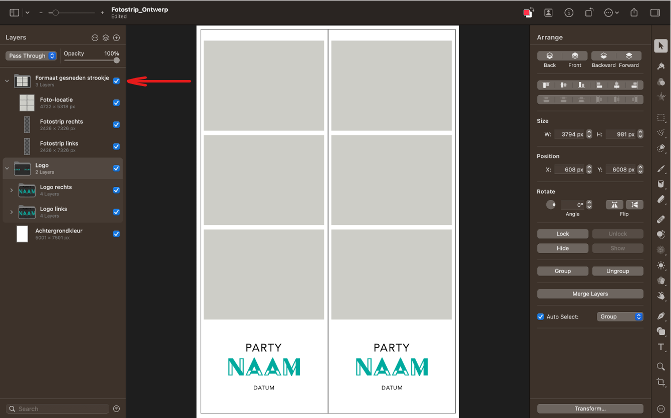 Pixelmater-ontwerp 1