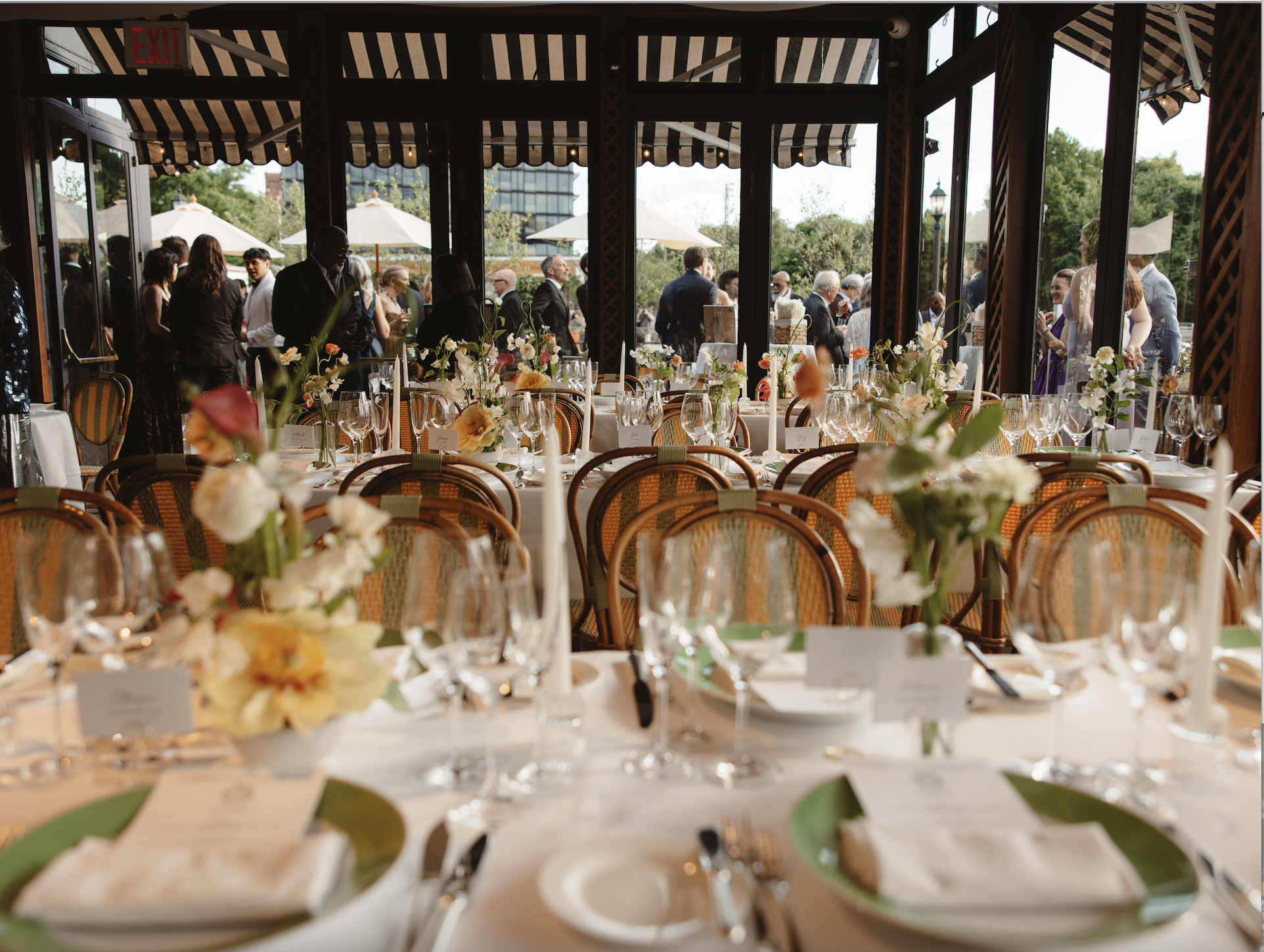 A Spring Wedding at the River Cafe