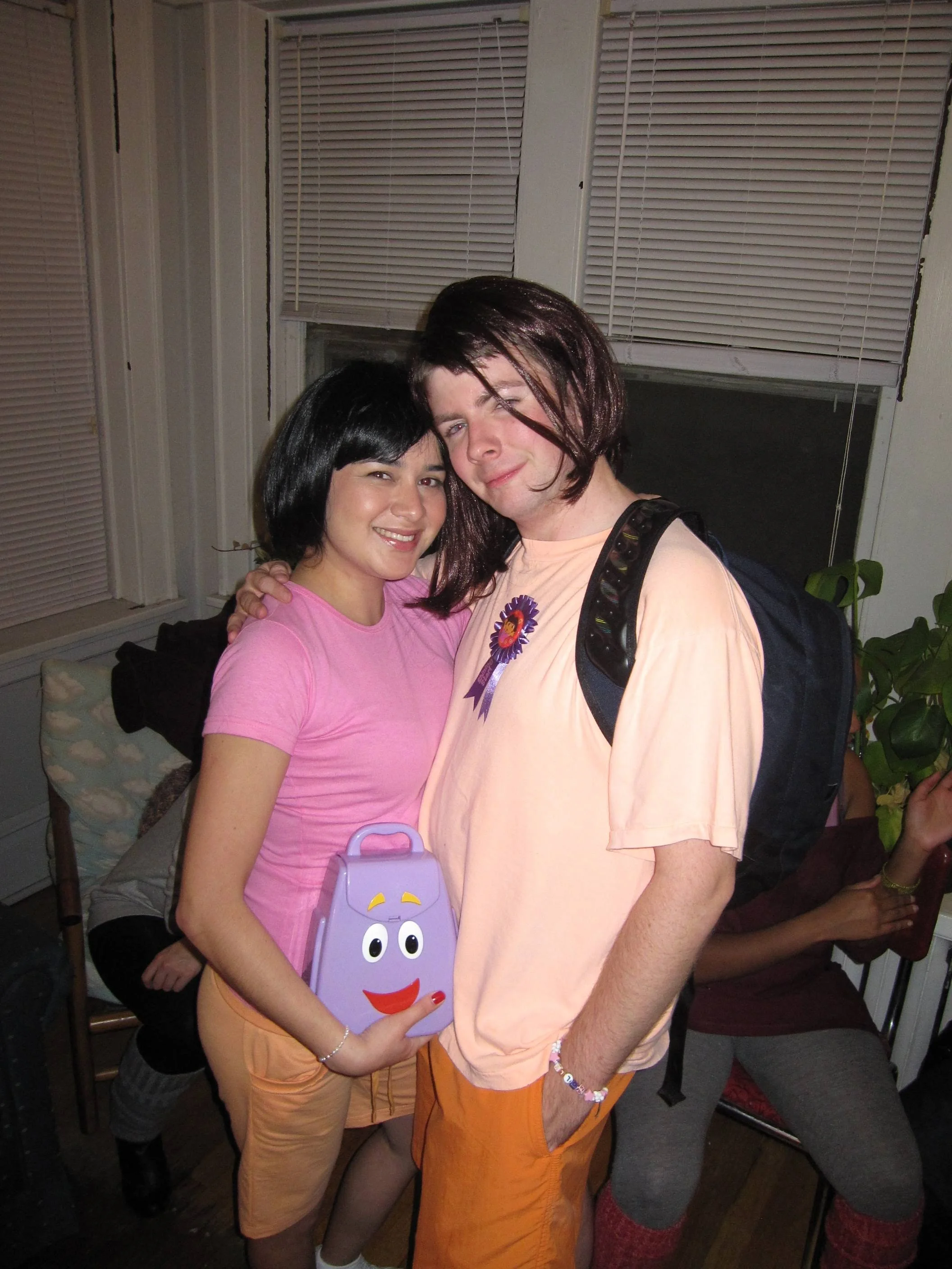 Two Doras the Explorers at Halloween