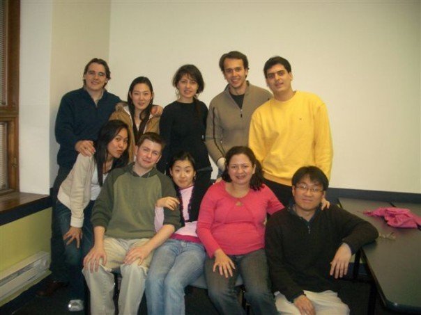 with my Advanced class