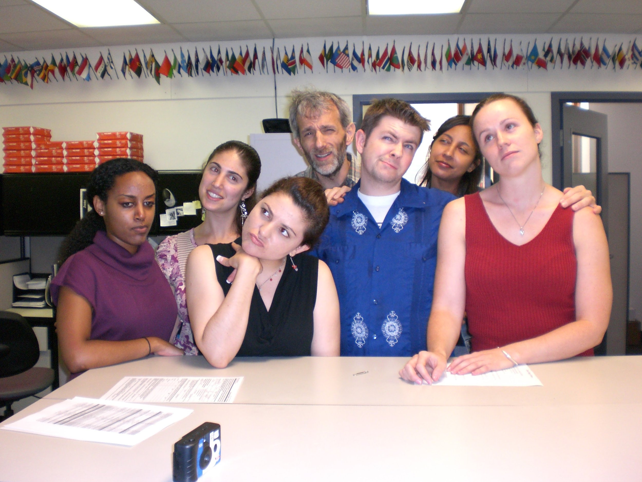 With Bemnet, Alizah, Salua, Jimm, Marisa & Gina