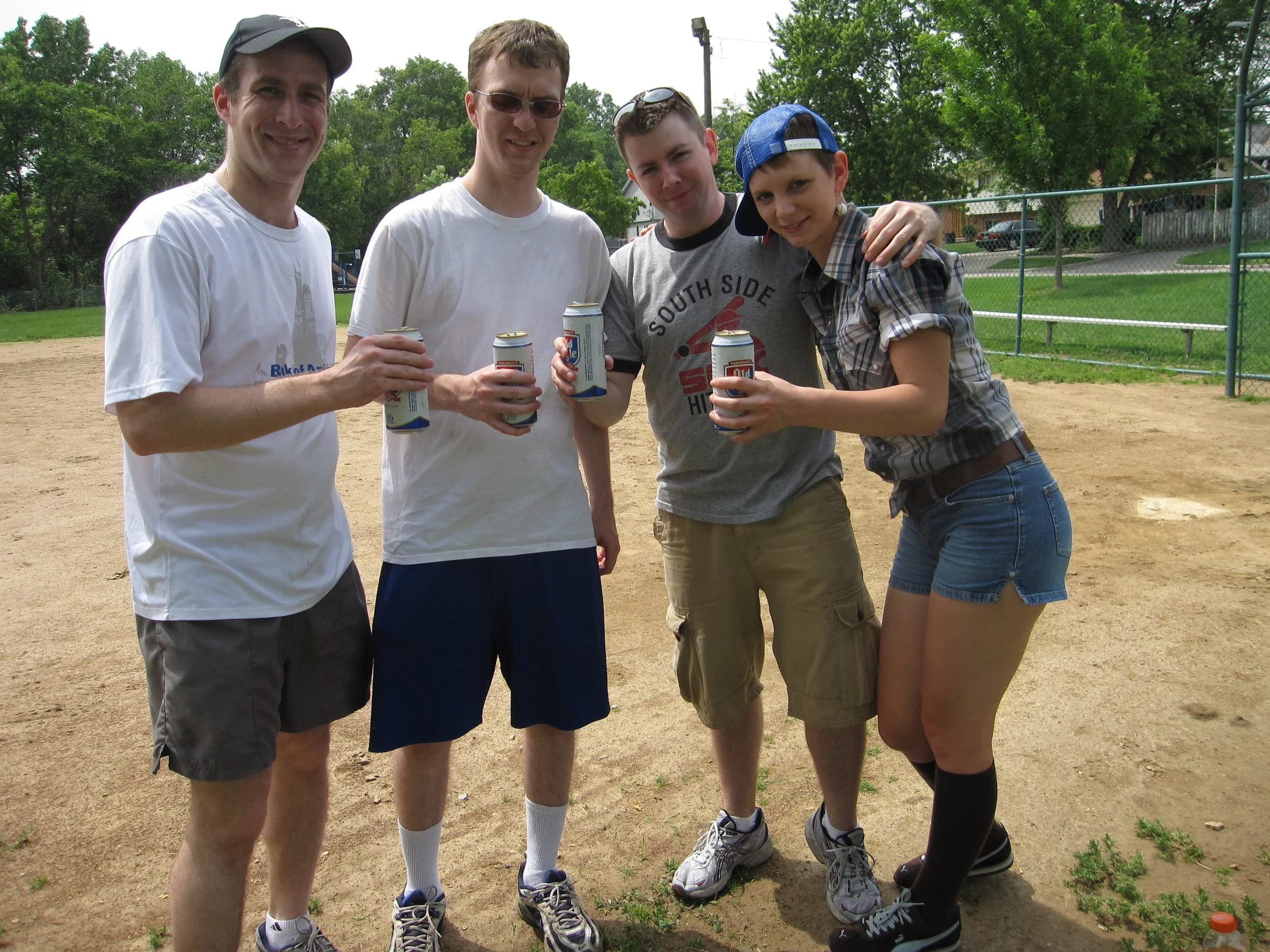 With Aaron, Seth & Sherri