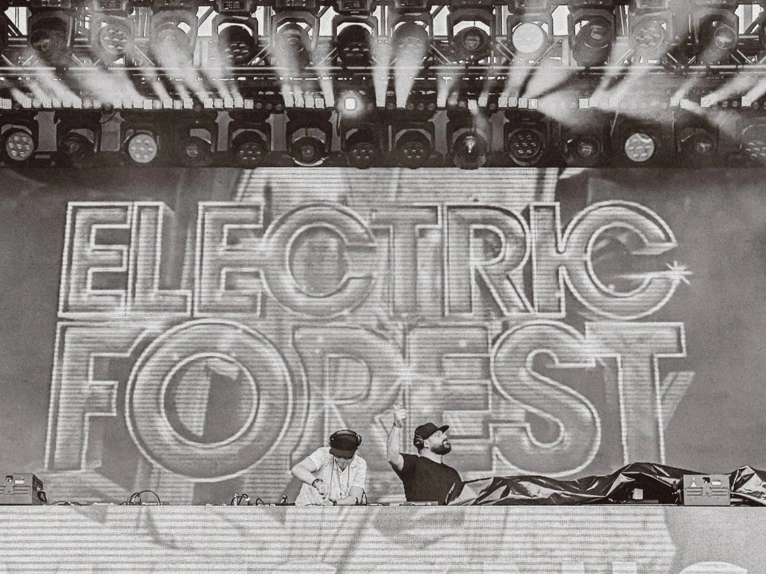 Shares at Electric Forest 2024 - Tripolee stage