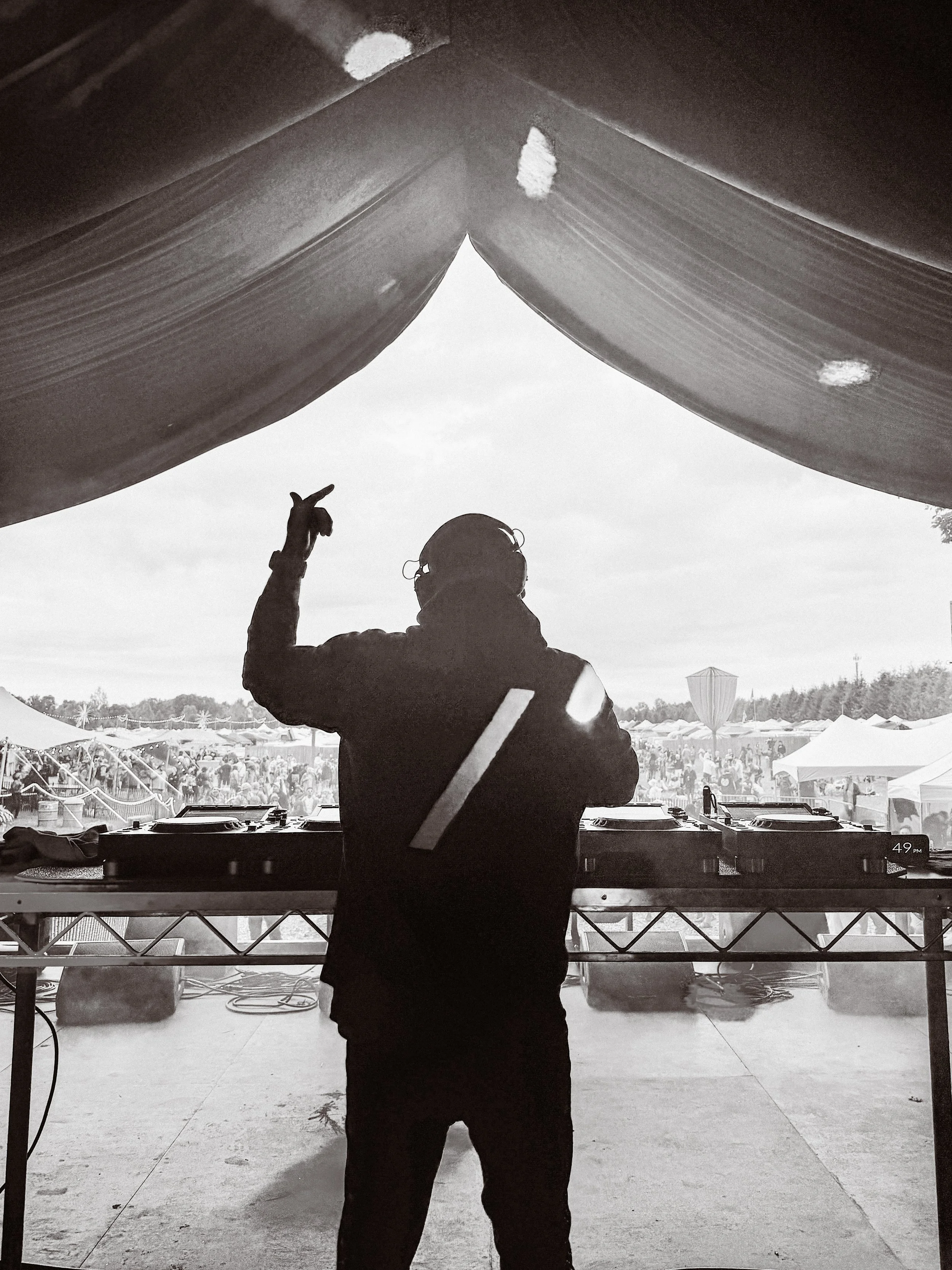 Shares at Electric Forest 2026 - Good Life stage