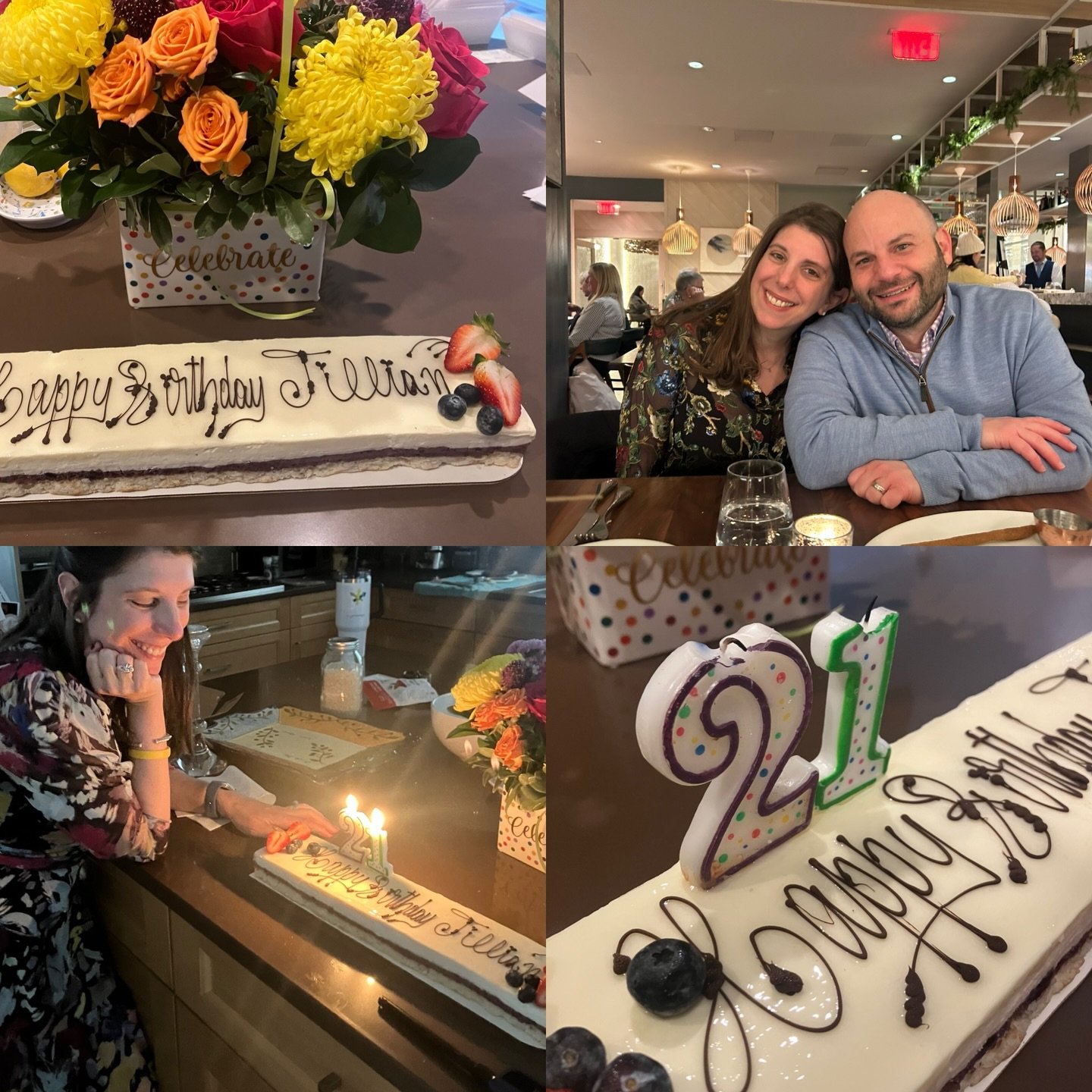 I am not 21 &ndash; I celebrated my 46th birthday this weekend. The candles we used in this photo though are a new family joke because I guess only Mom remembers to check and see if we need candles 😉 So, maybe I will be 21 each year going forward.
 