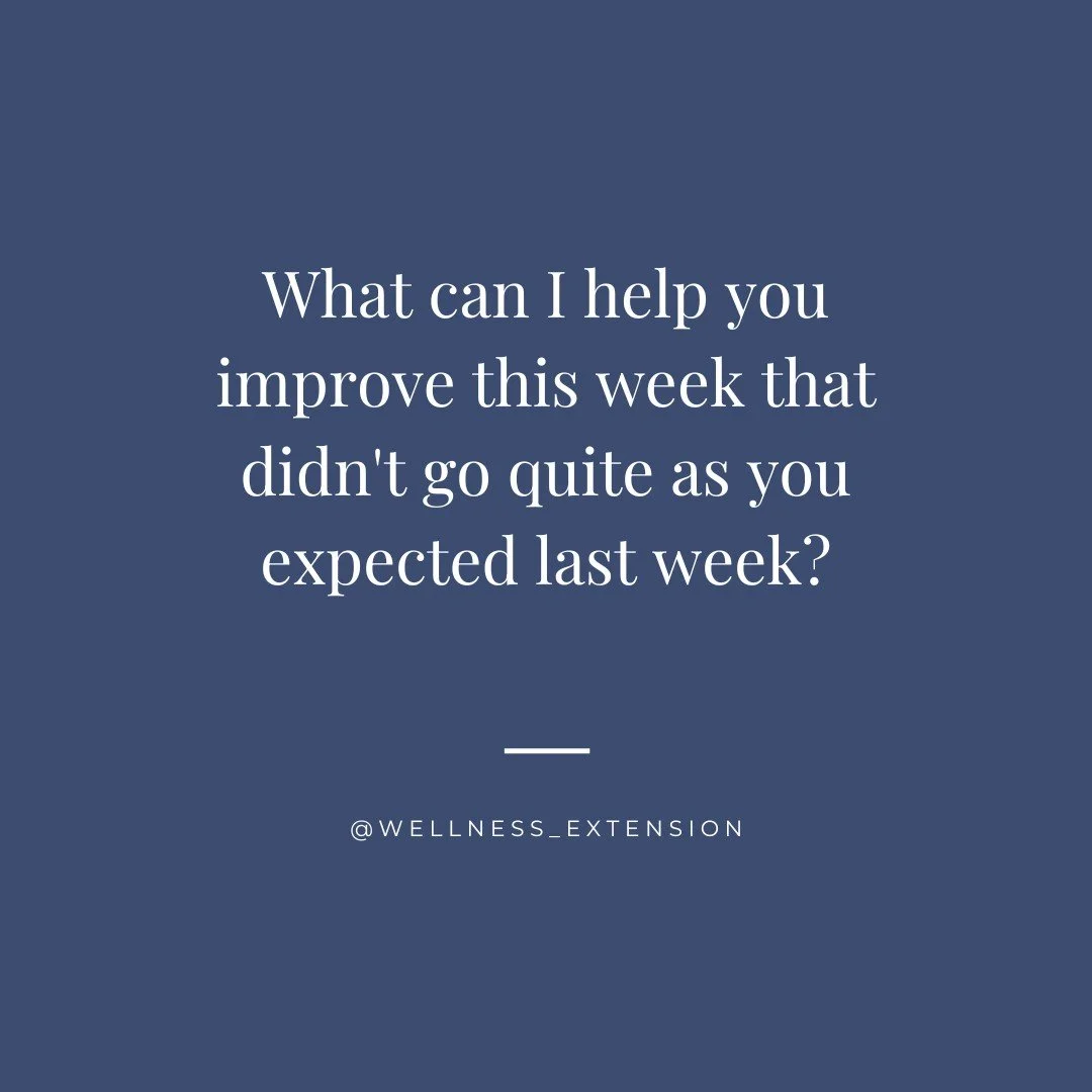 What can I help you improve this week that didn't go quite as you expected last week?

Why this works ➡️ This question reframes failure as opportunity. 

Instead of dwelling on what went wrong, you're partnering with your team to make next week bette
