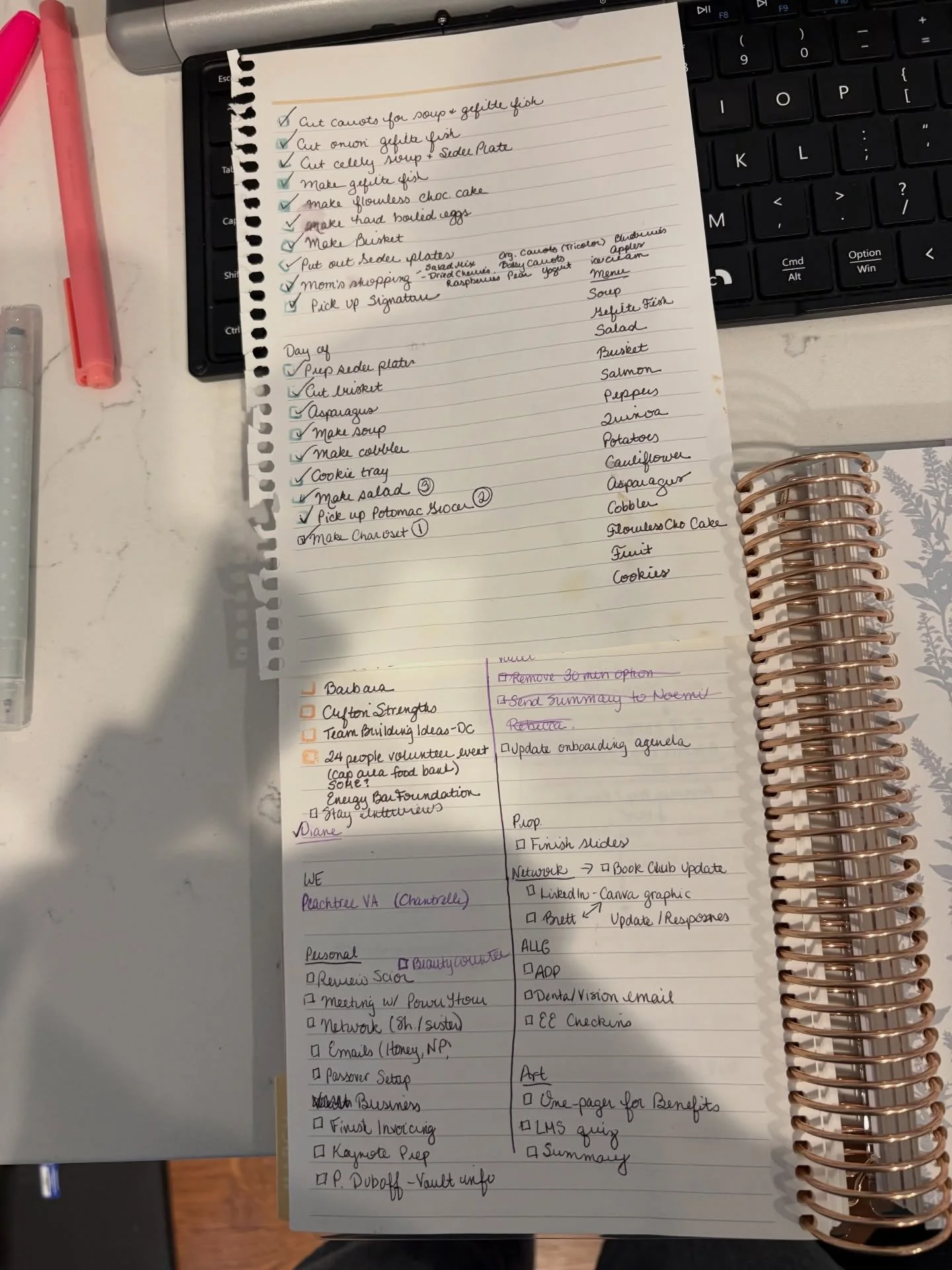 Five days into Stress Awareness Month and this past week was already a lot. As someone who preaches vulnerability with your team, here&rsquo;s my behind-the-scenes:

This week I prepped for Passover, hosted two Seders, launched a new Vault cohort, an