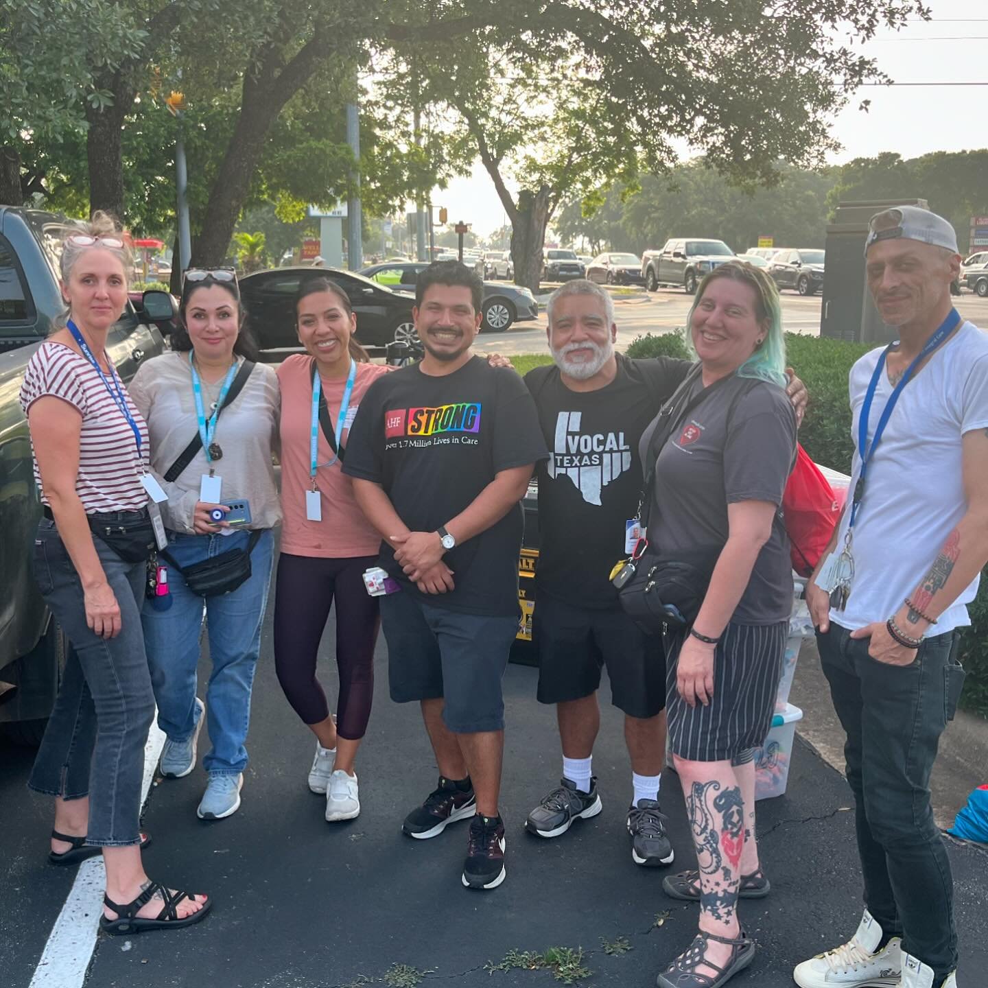 Last week, Sunrise Mobile led several partner organizations in the 2nd annual &ldquo;Night Reach&rdquo; evening outreach event in the area of Southpark Meadows shopping center.

When it gets very hot during the day, sometimes the best time to meet pe