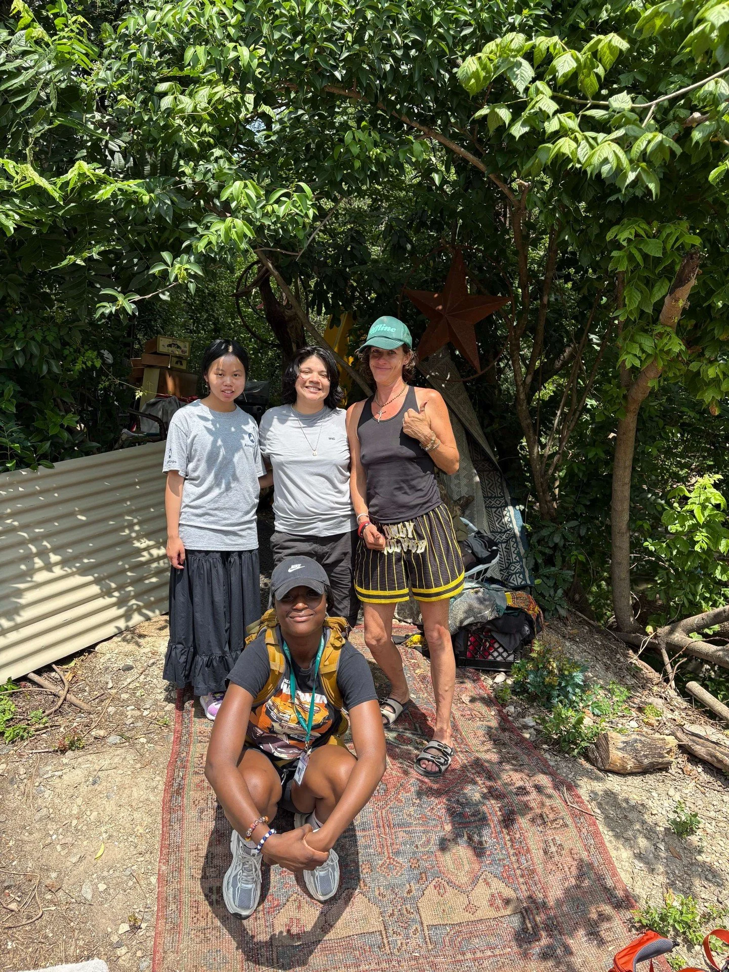 Jennifer (pictured on the right) found a pathway home just in time. Sunrise&rsquo;s Mobile Team found her location and let her know there was a housing opportunity waiting for her through Integral Care. She was tearful when she heard the news and had