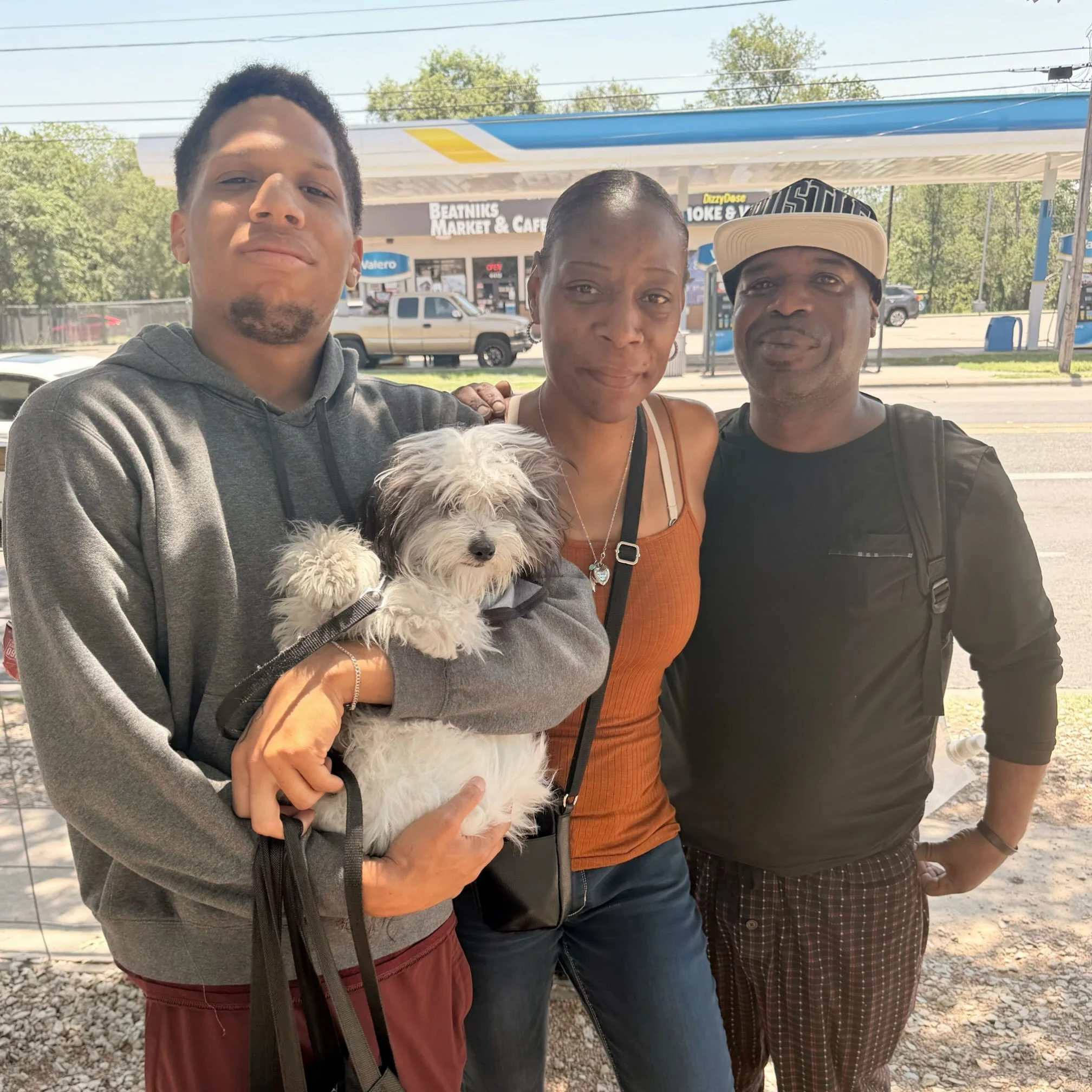 Gene &amp; Lucinda had been on the streets with their long-time dog. They were offered shelter space that couldn&rsquo;t accommodate dogs so Lucinda moved off the street while Gene stayed outside to care for their pet in the brutal Texas heat.

Weeks