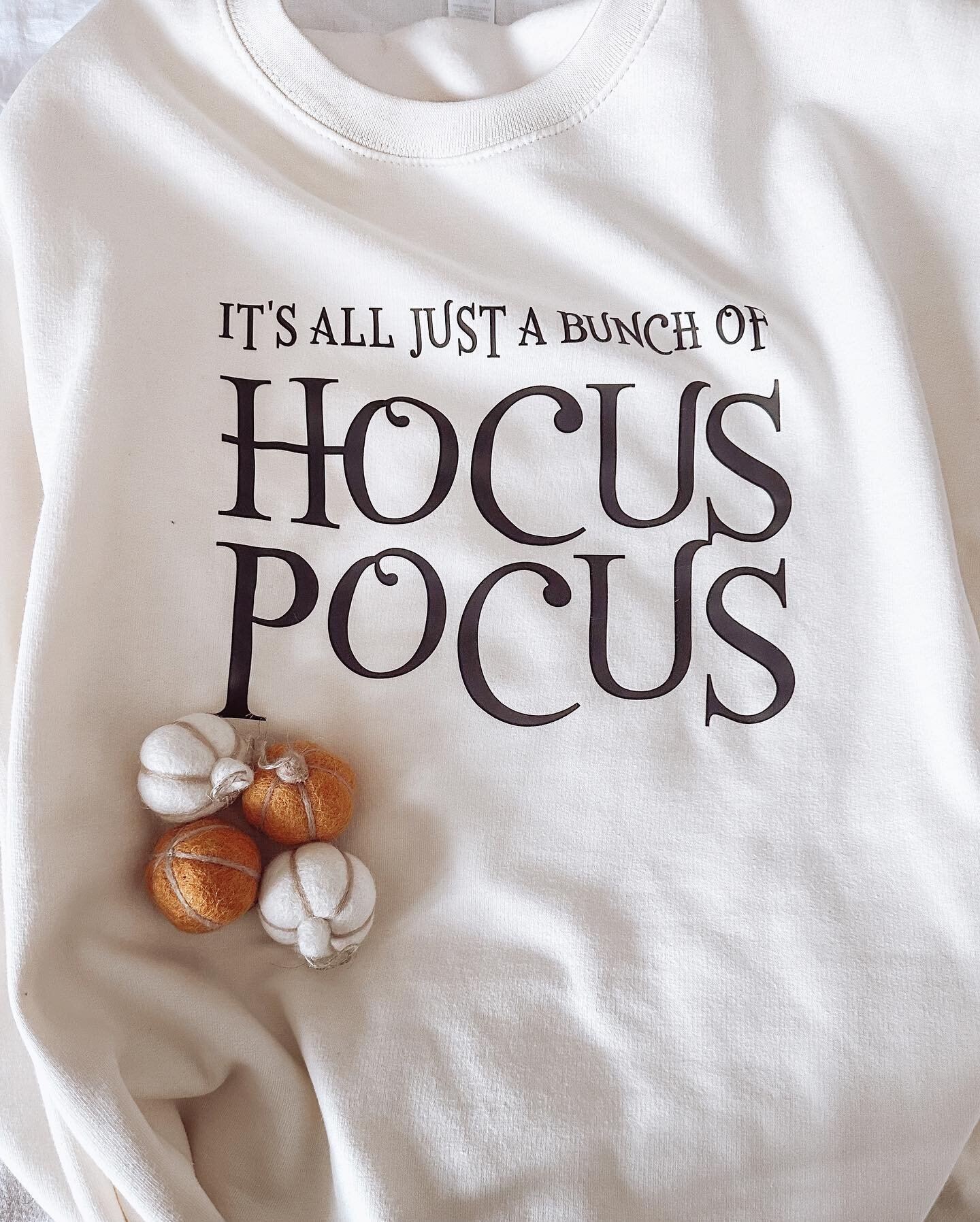 It&rsquo;s all just a bunch of hocus pocus!Happy all Hallows eve 🎃 🤍