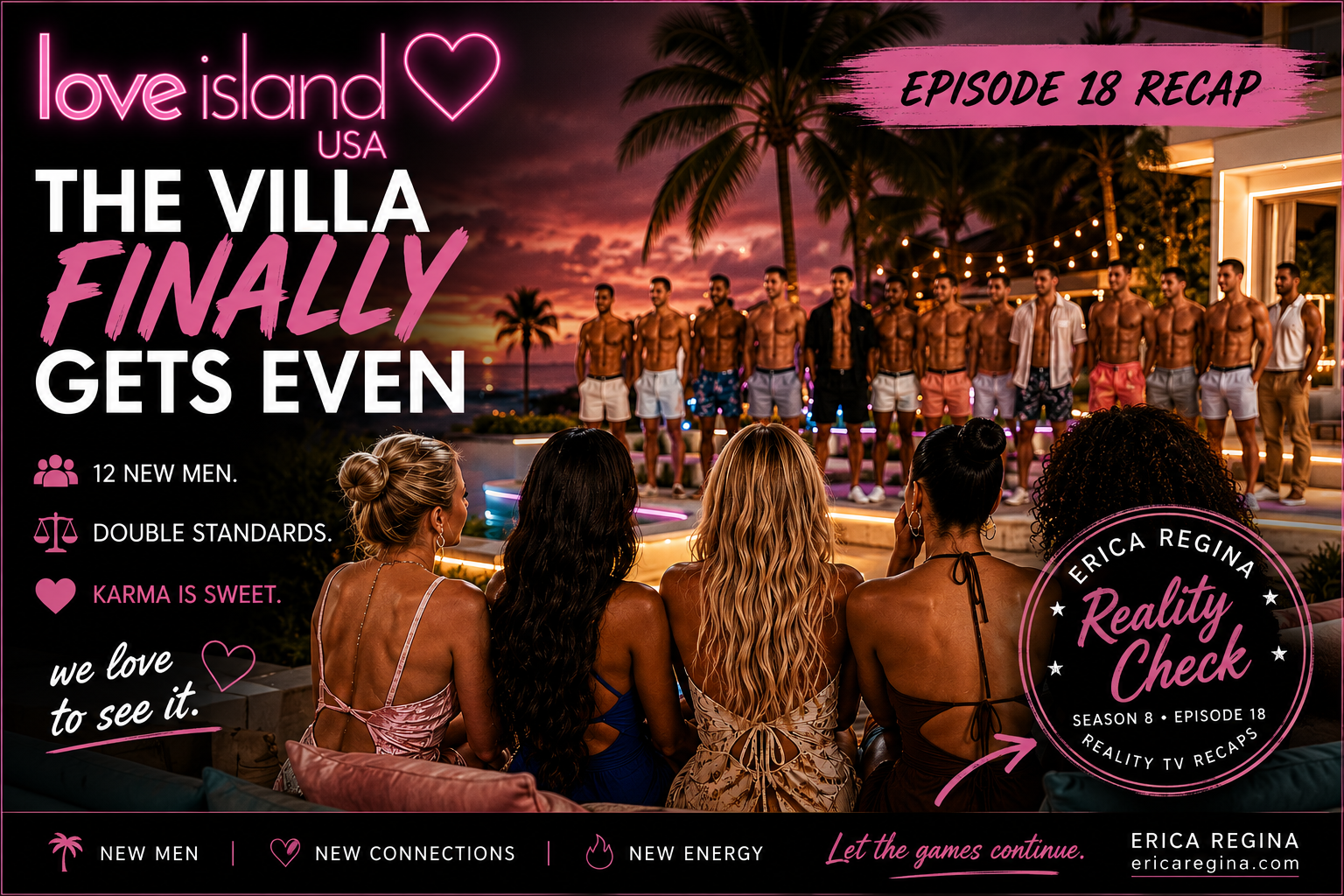 Love Island USA Season 8, Episode 18: The Villa Finally Gets Even